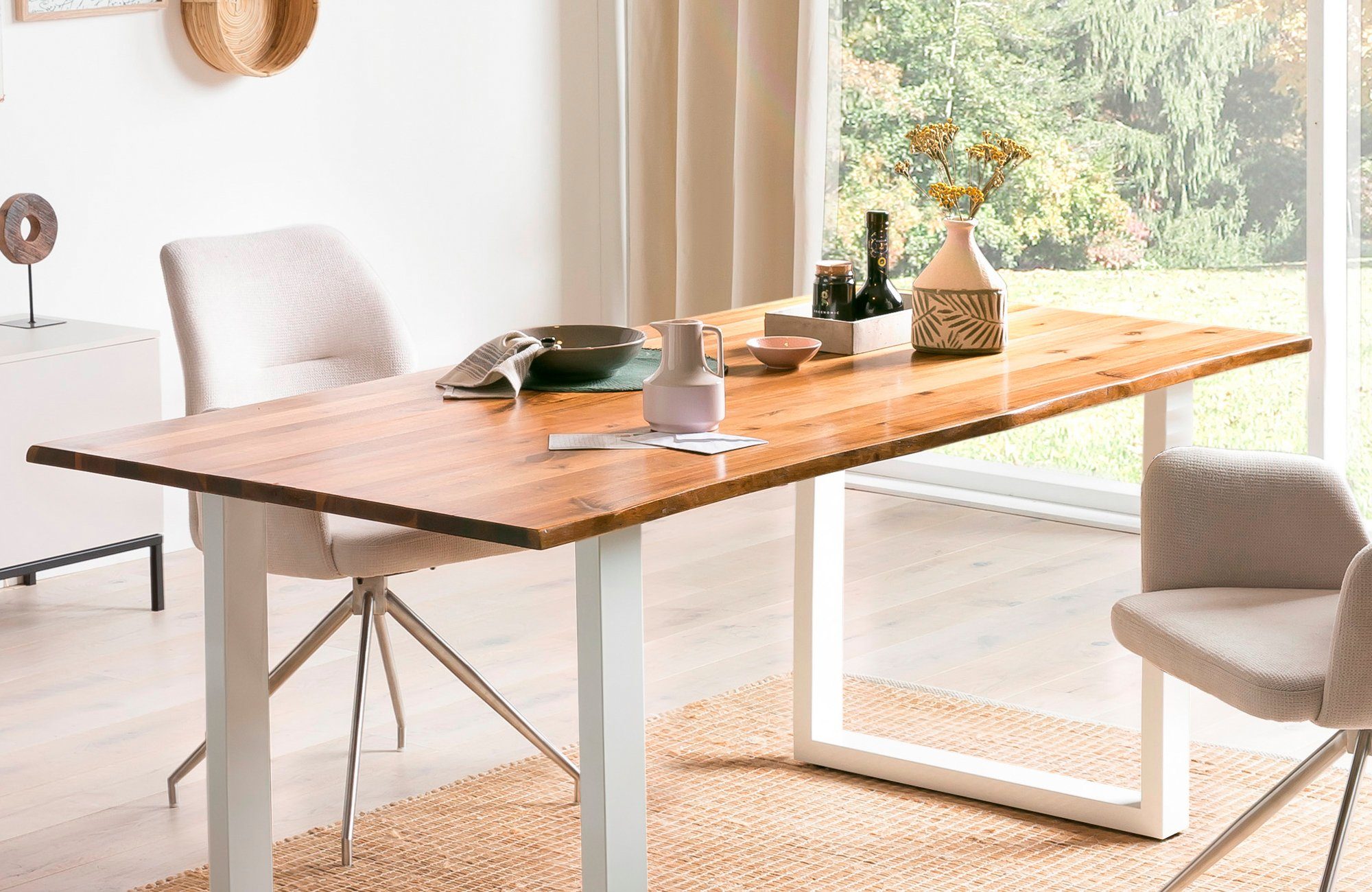 SalesFever Tafel met hout