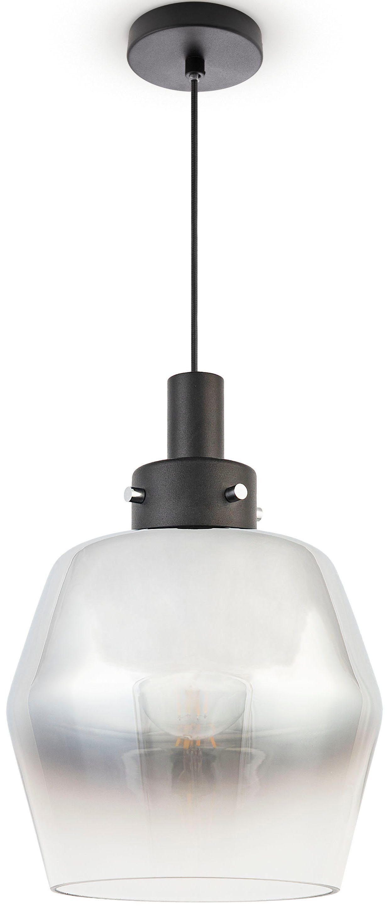 Paco Home Hanglamp DANA Pendellamp woonkamer glas eetkamer modern industrieel bar E27