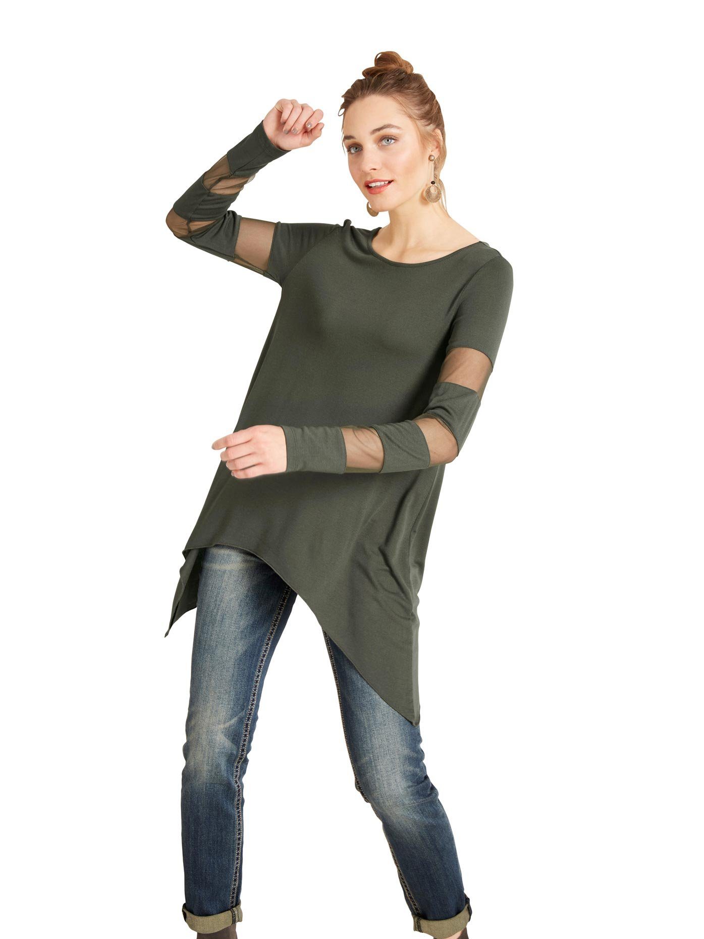 heine Shirt met ronde hals Shirt (1-delig)
