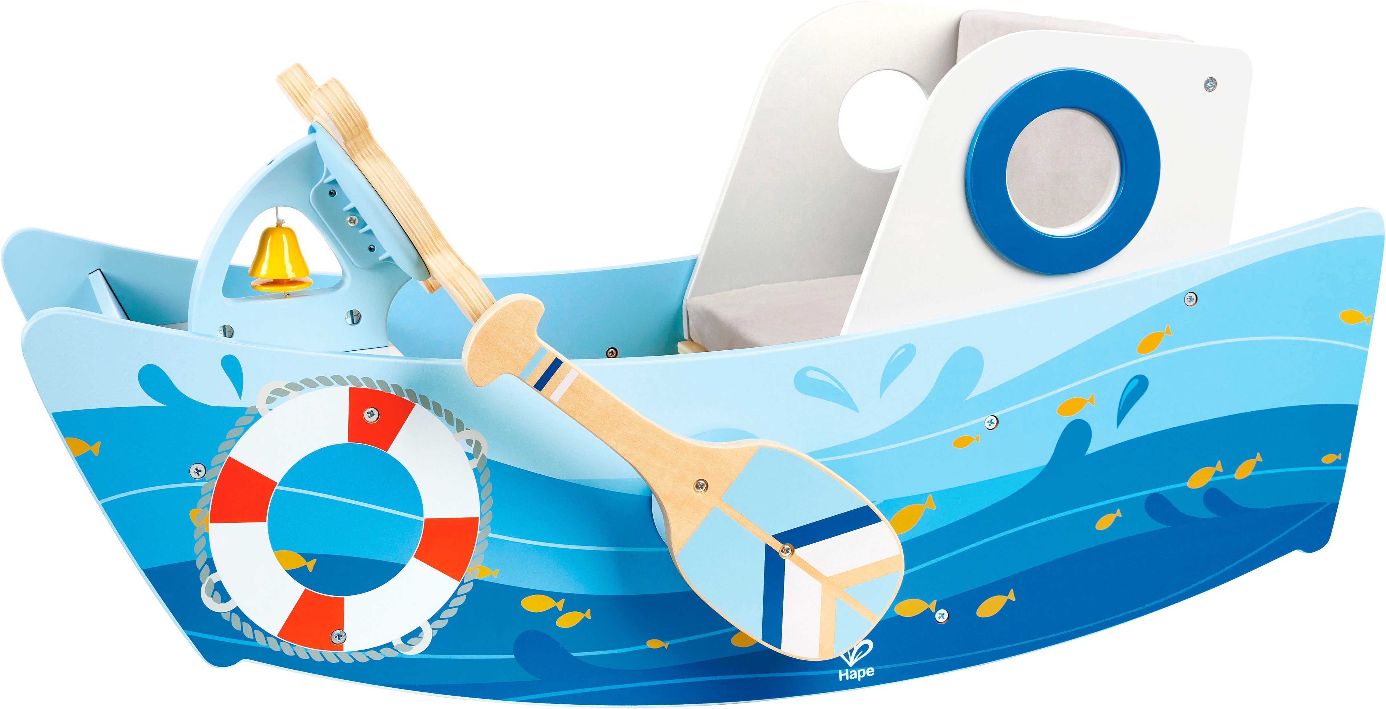 Hape Schommelboot Met stuurwiel