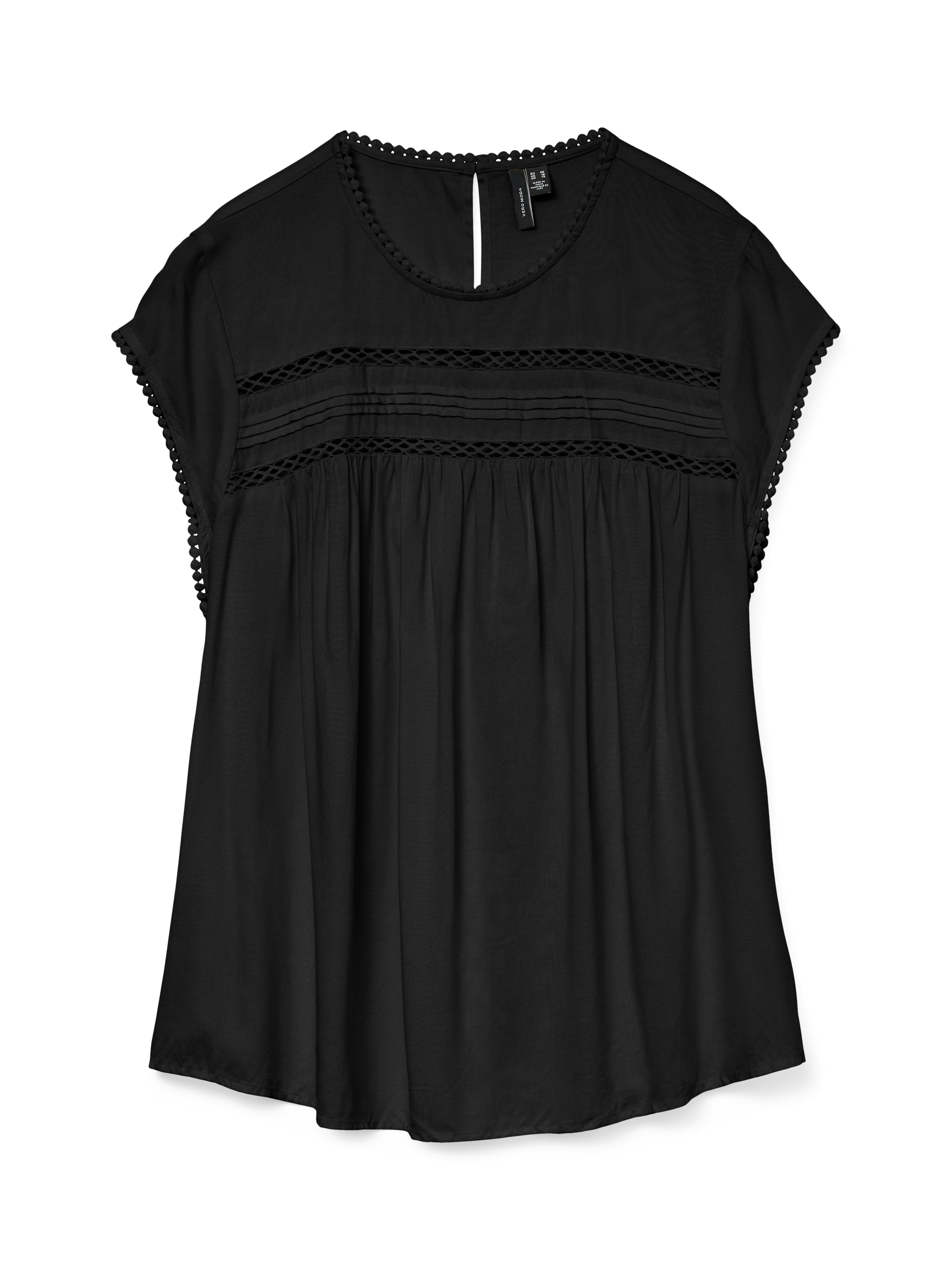 Vero Moda Curve Shirt VMDEBBIE PLEAT S/L TOP WVN GA CURVE NOOS