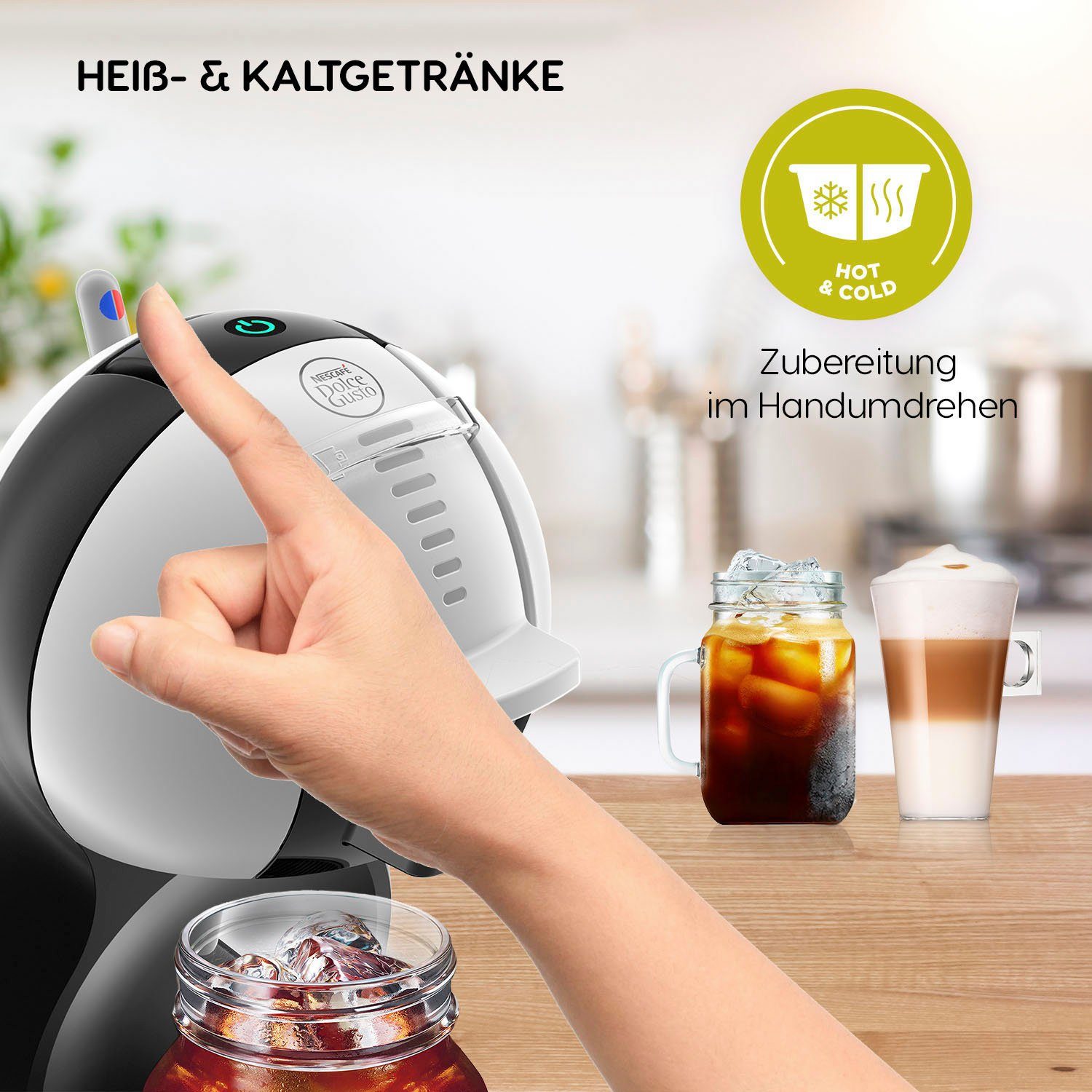 Nescafé Dolce Gusto Koffiecapsulemachine KP123B Mini Me, Nescafé Dolce Gusto Latte Macchiato