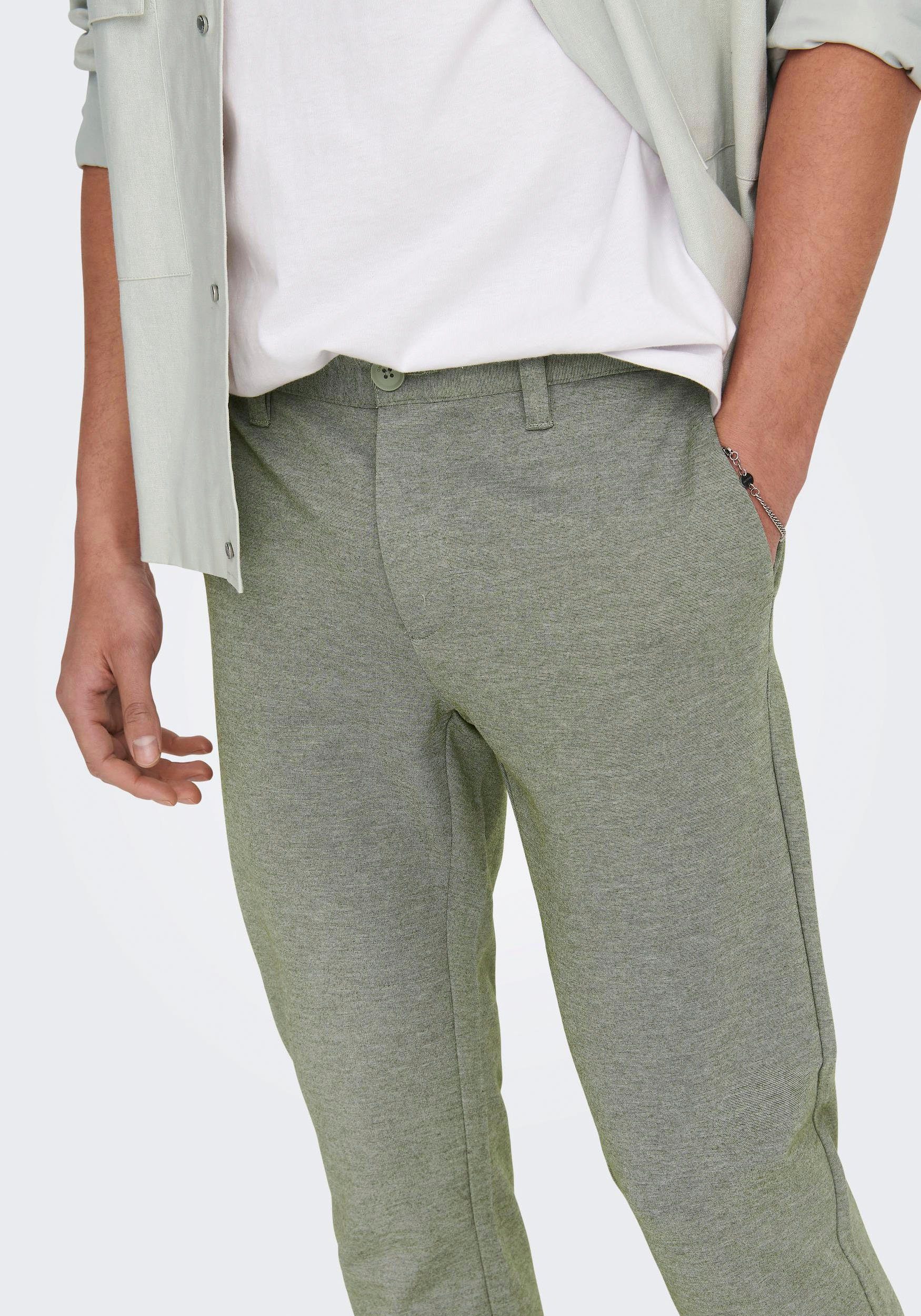 ONLY & SONS Chino met gesloten achterzakken