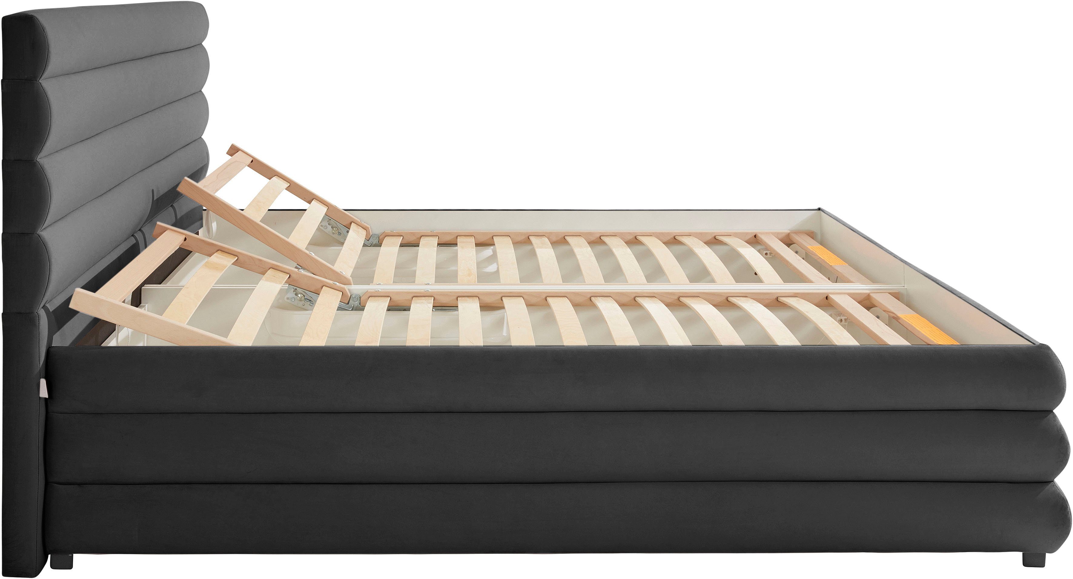 LeGer Home by Lena Gercke Gestoffeerd bed Maylis naar keuze met en zonder matras en lattenbodem, ook in 200 cm breedte