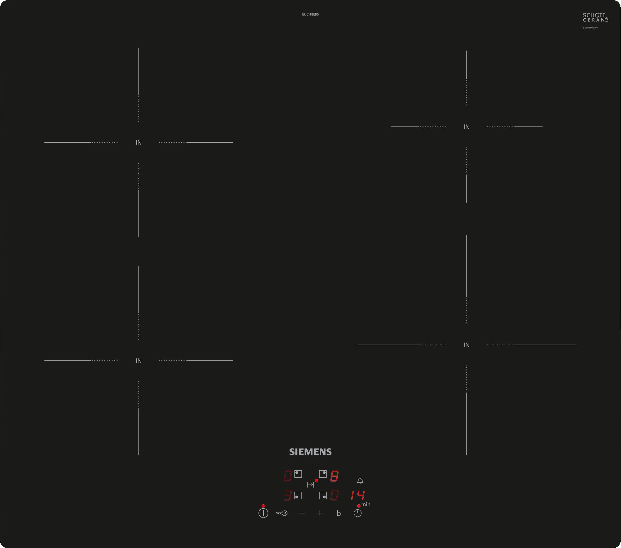 SIEMENS Inductiekookplaat EU611BEB6E