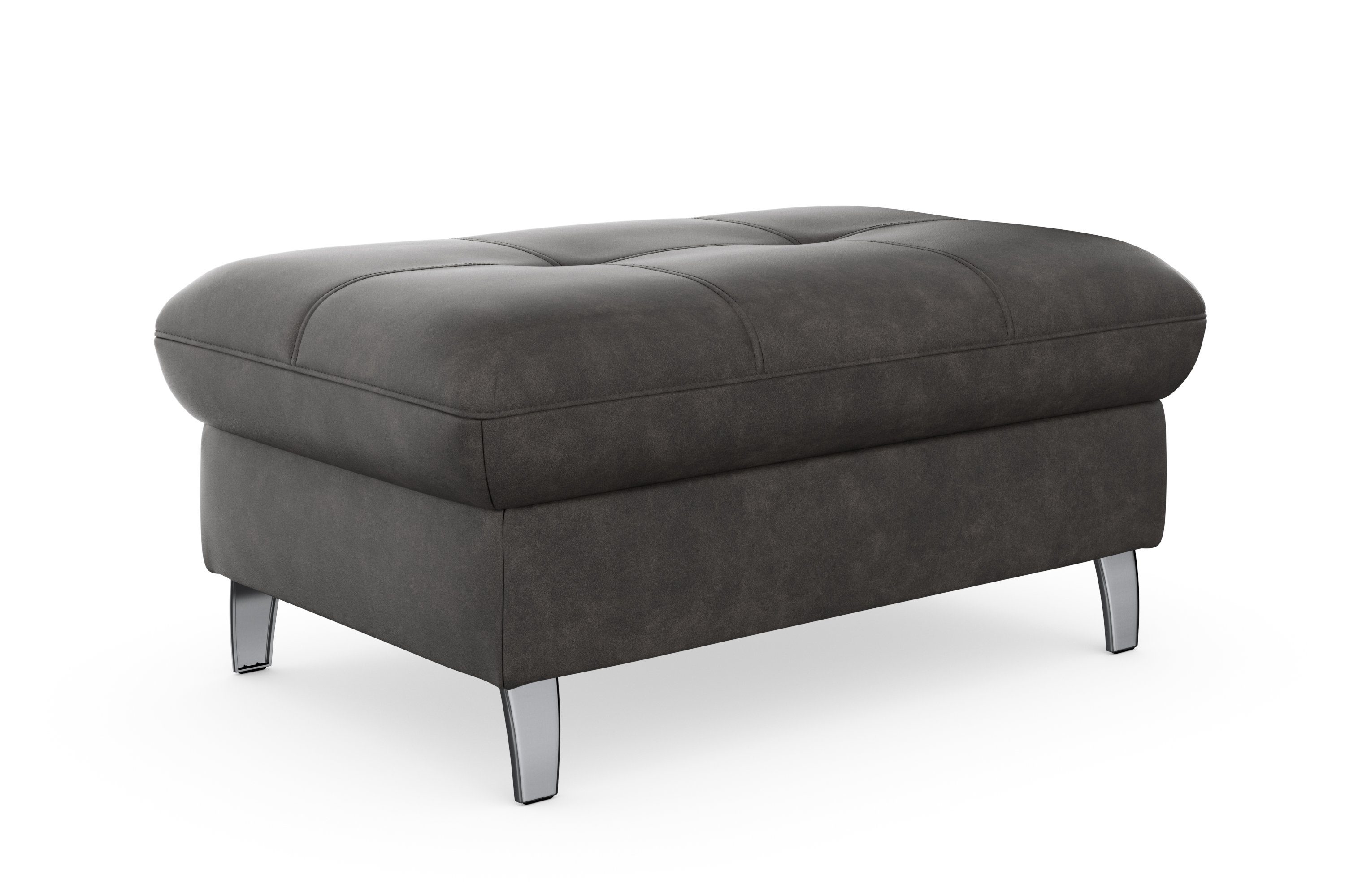 sit&more Hocker met bergruimte Maggiore met bergruimte en moderne metalen poten