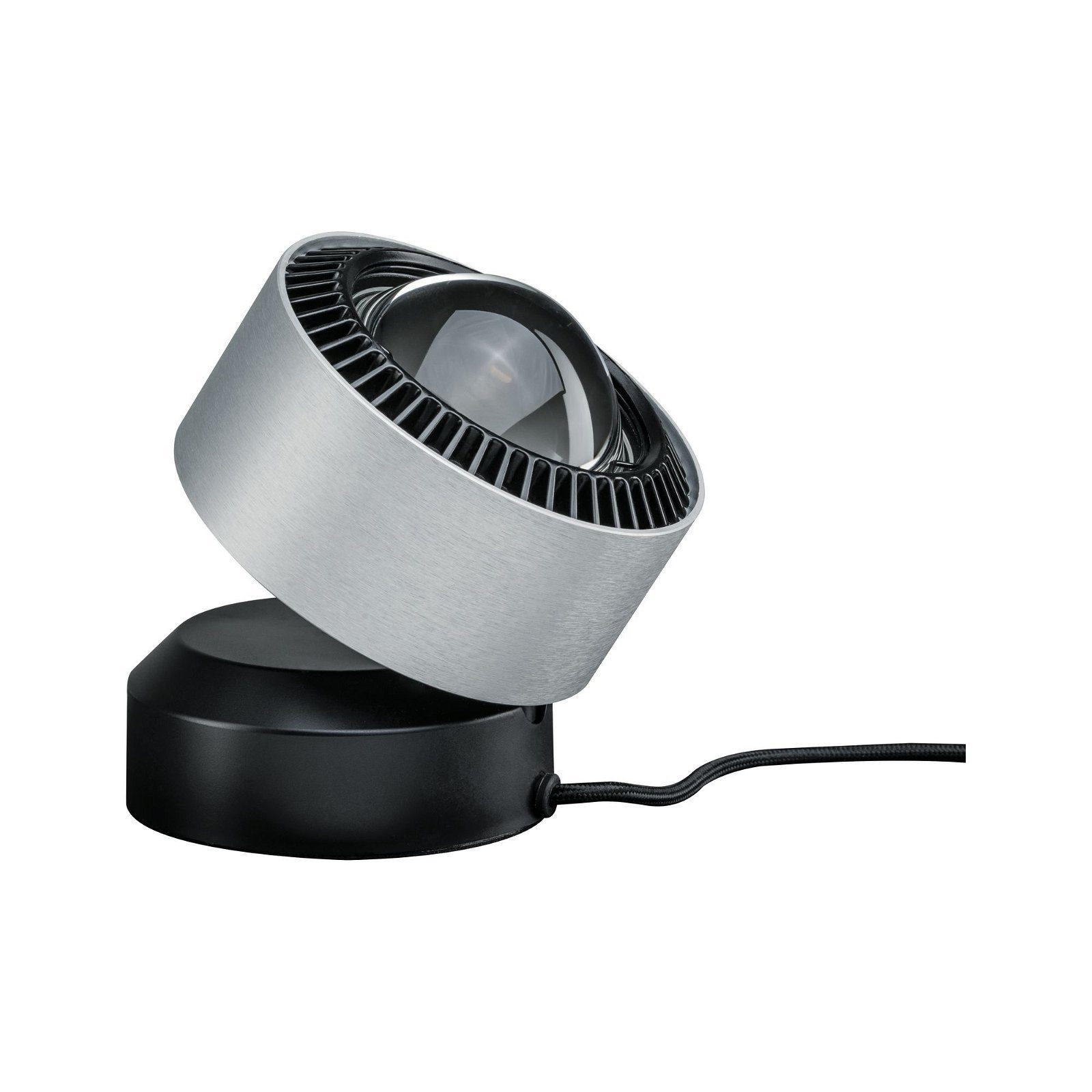 Paulmann Led-tafellamp Aldan 1x3,5W zwart/alu geborsteld 230V aluminium (1 stuk)