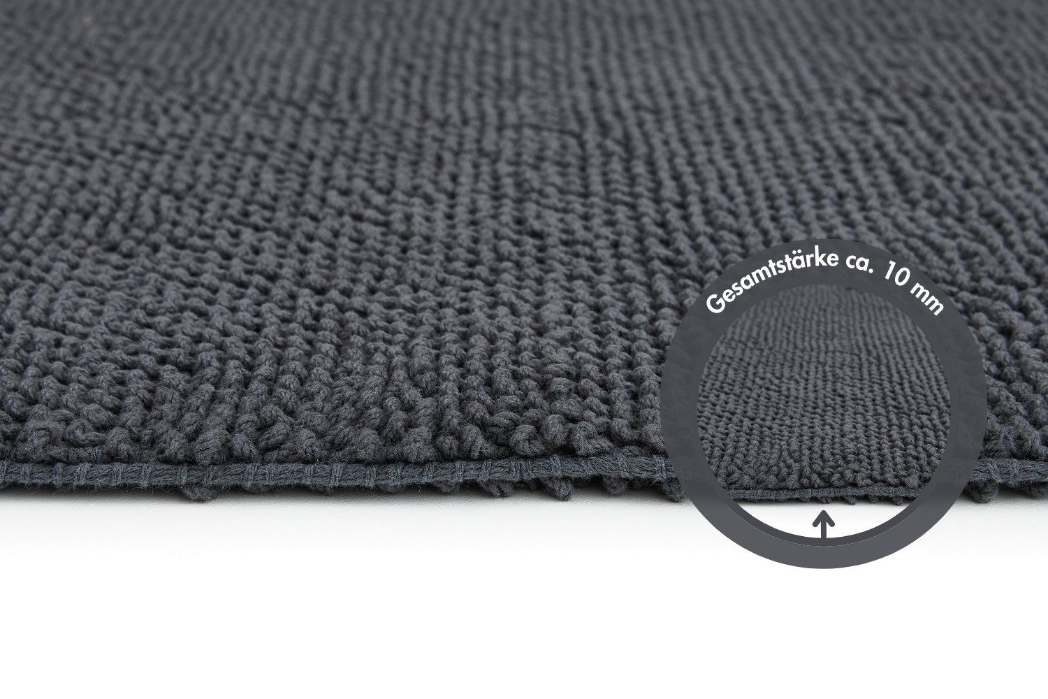 LUXOR living Badmat Atlanta, 50x80 cm Badmat, douchemat, effen kleuren, sterk absorberend (1 stuk)