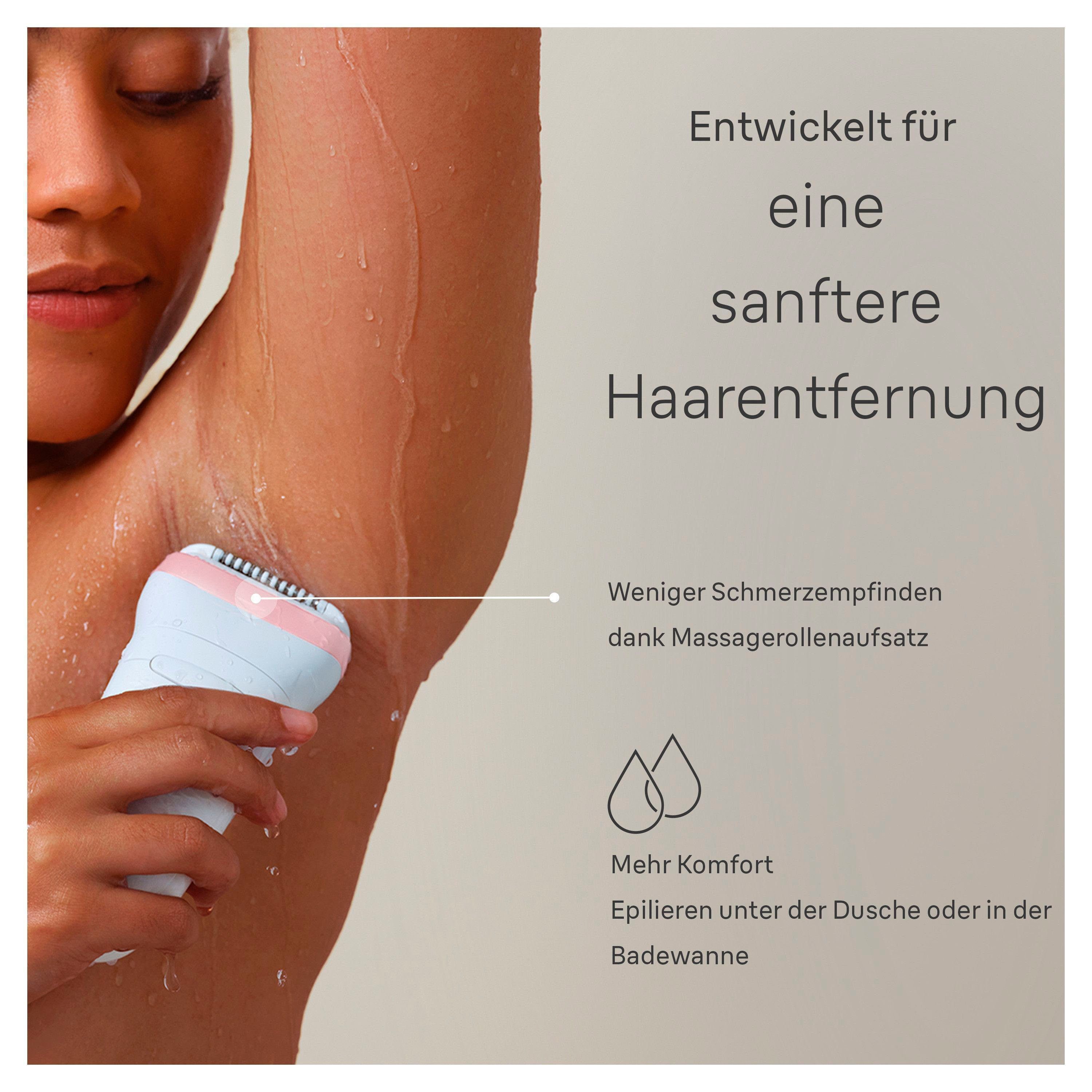 Braun Epilator Silk-épil 7 7-000 Massage-rolopzetstuk, nat & droog