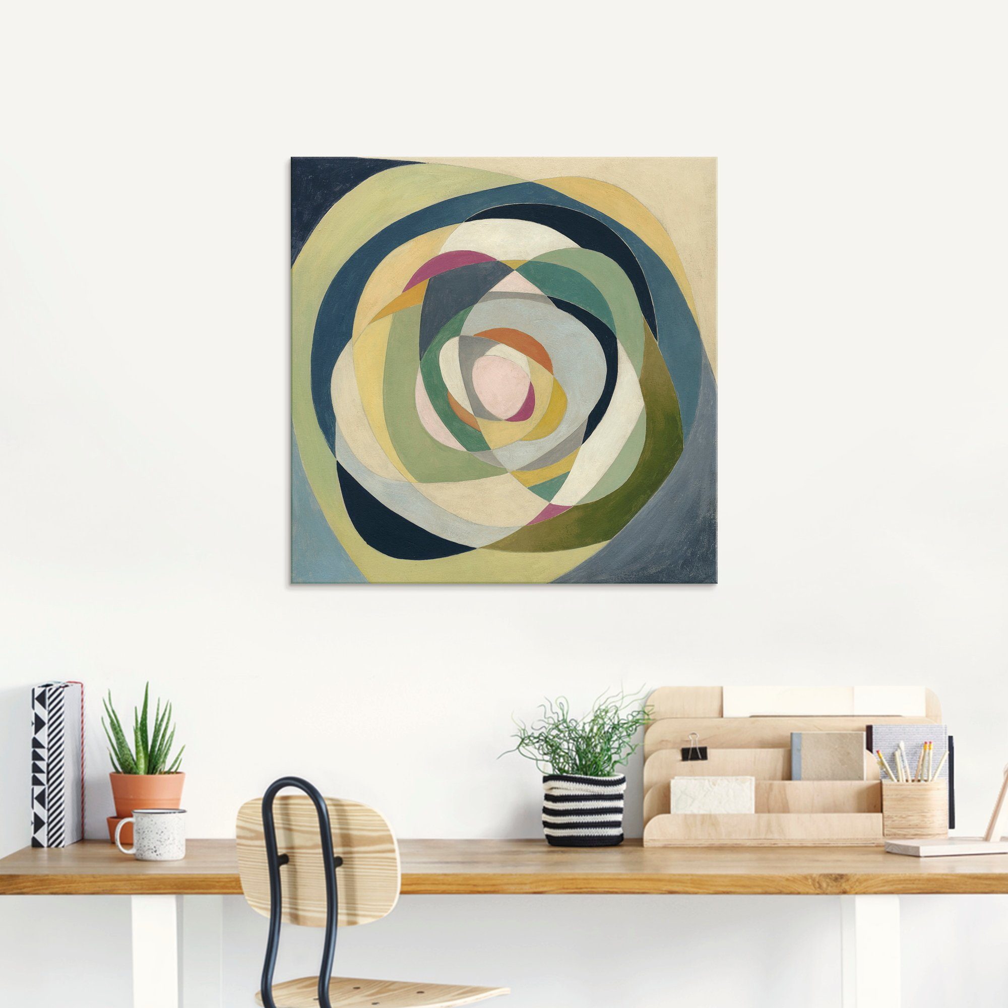 Artland Print op glas Door het glas I in verschillende maten