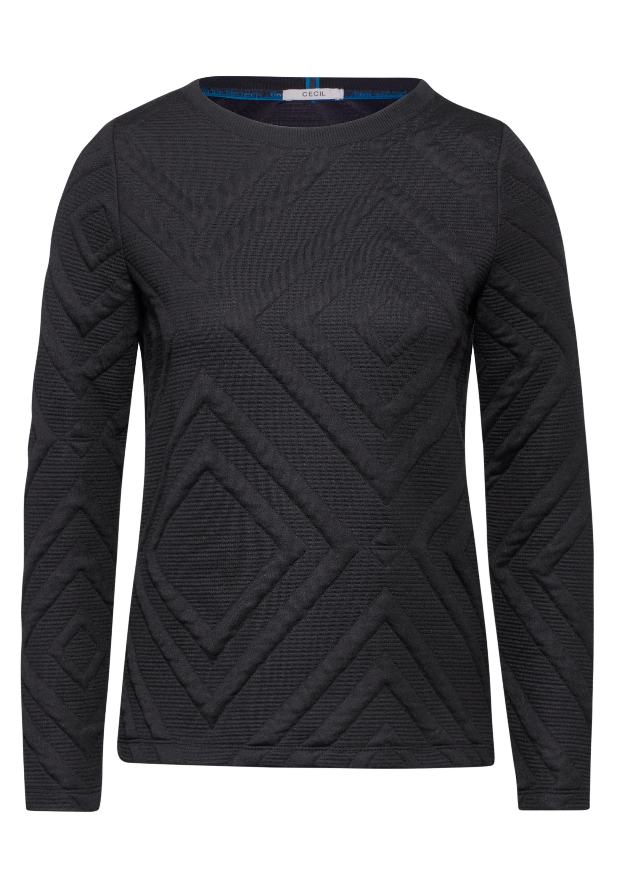 Cecil Sweatshirt met 3d structuurpatroon