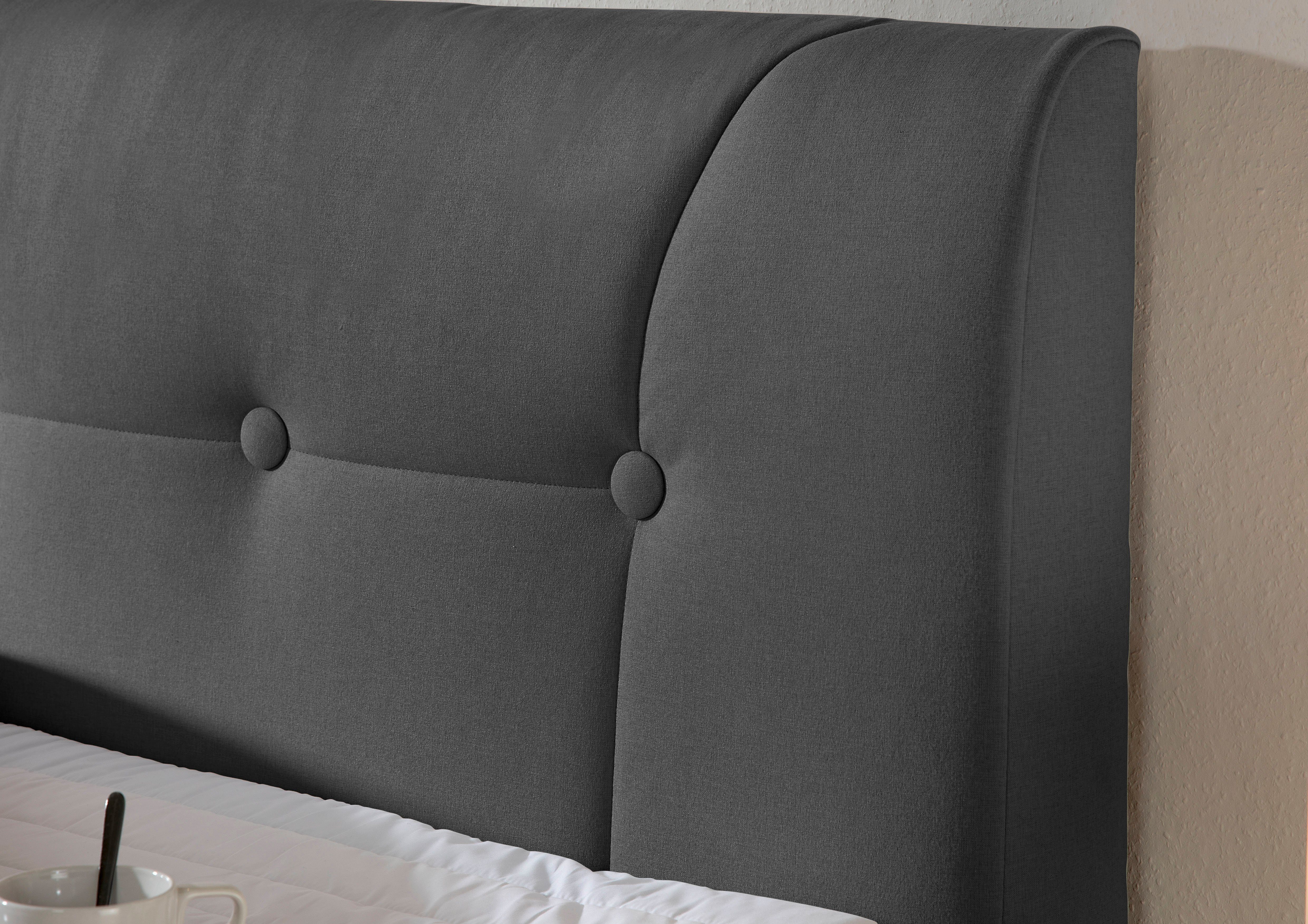 Home affaire Boxspring Calloway incl. topmatras, xxl-uitvoering, in 4 kleuren, 5 breedten, 3 matrassoorten