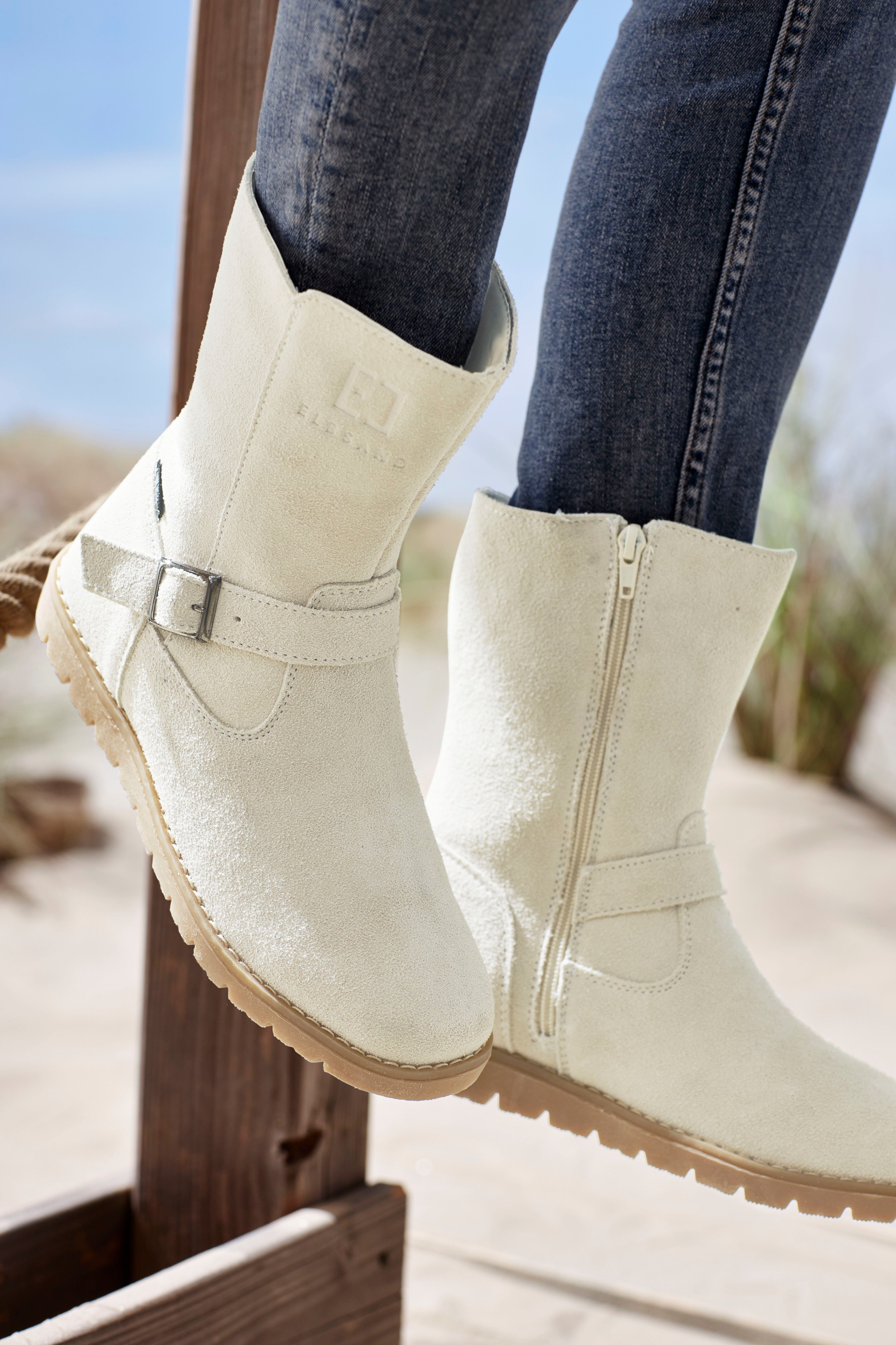 Elbsand Winterlaarzen Boots, winter enkellaars, leer, wind- & waterafstotende Tex-membraan