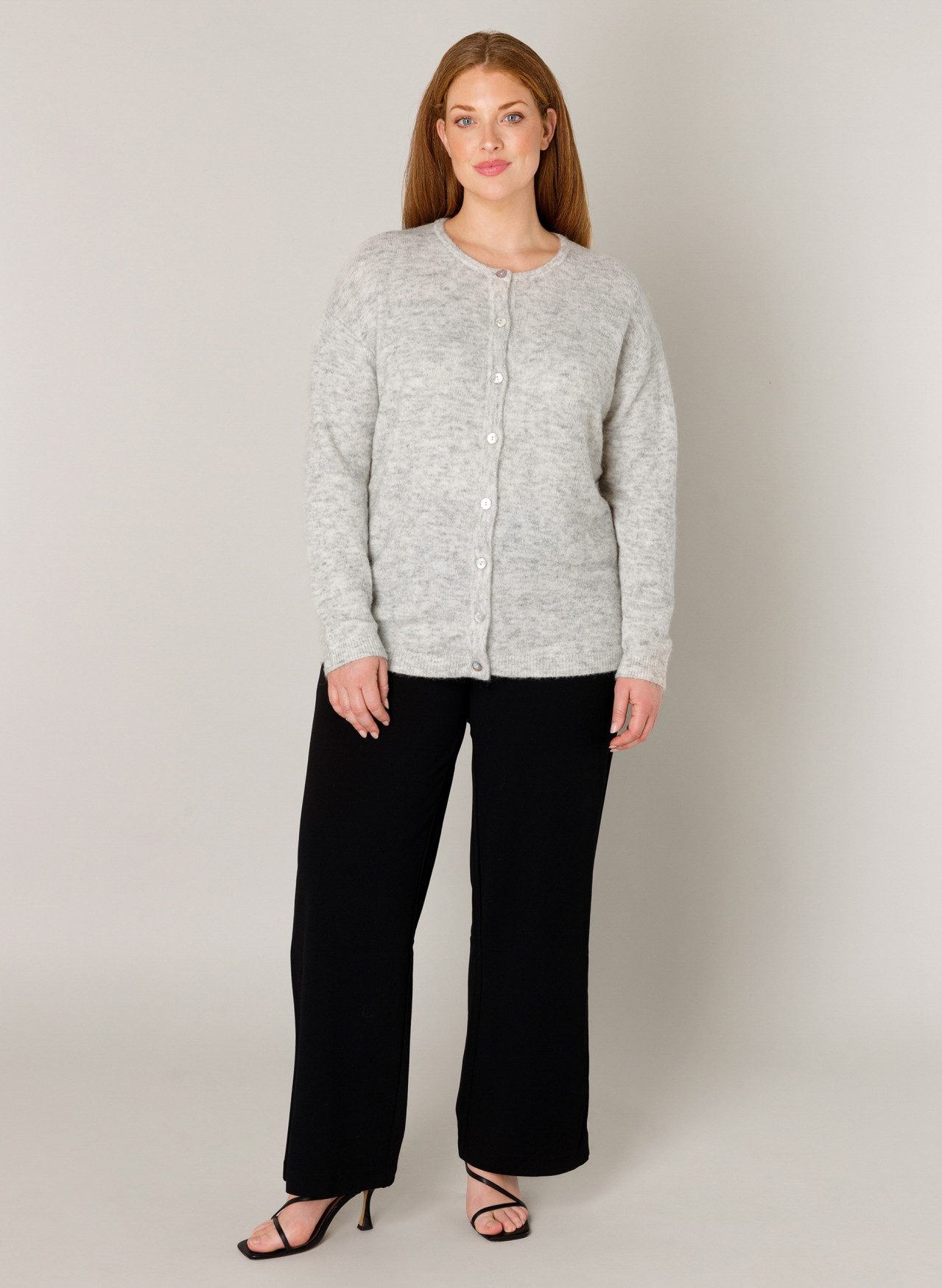 Base Level Curvy Cardigan Yulia