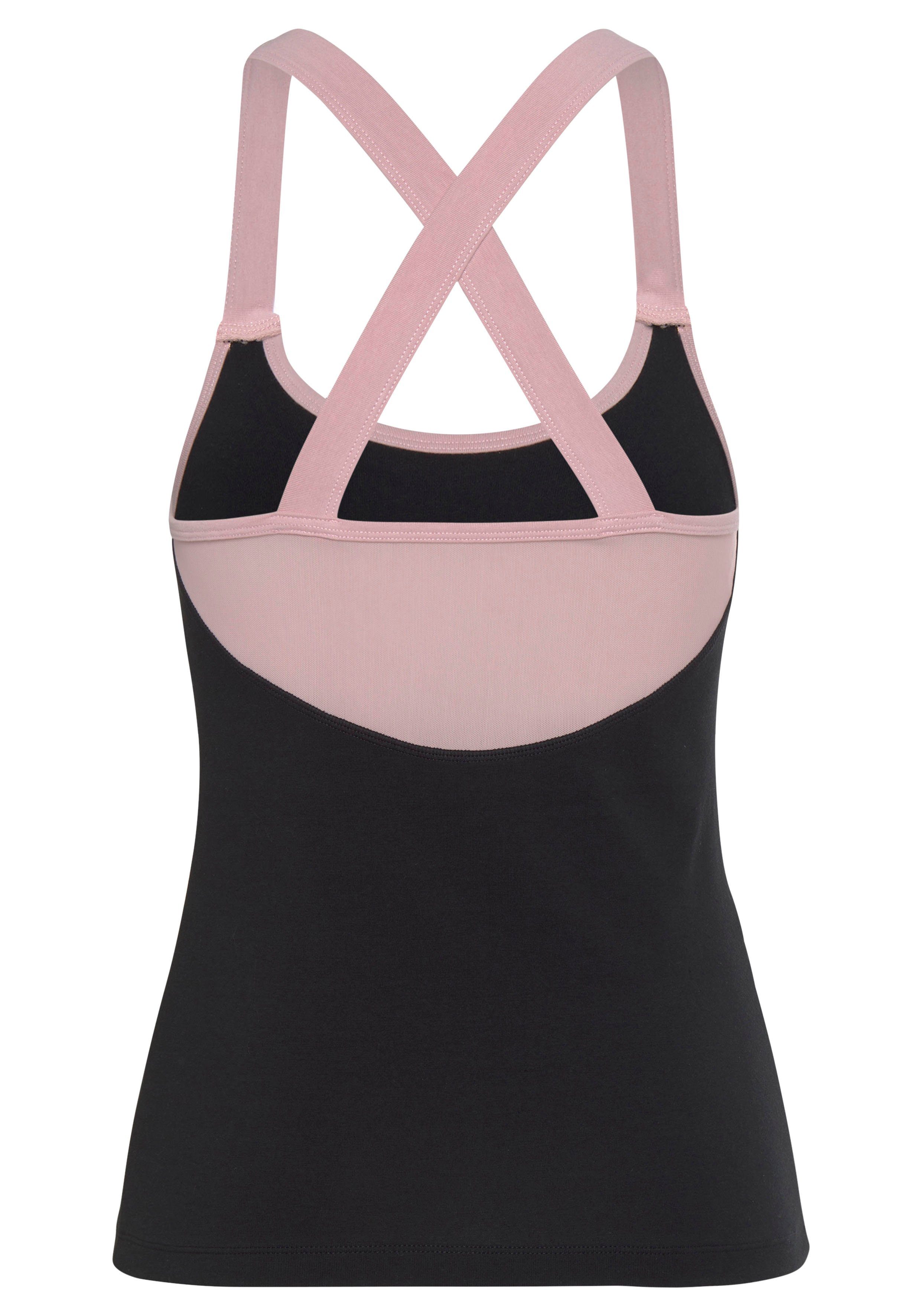vivance active Functionele top -Sporttop met gekruiste elastische bandjes
