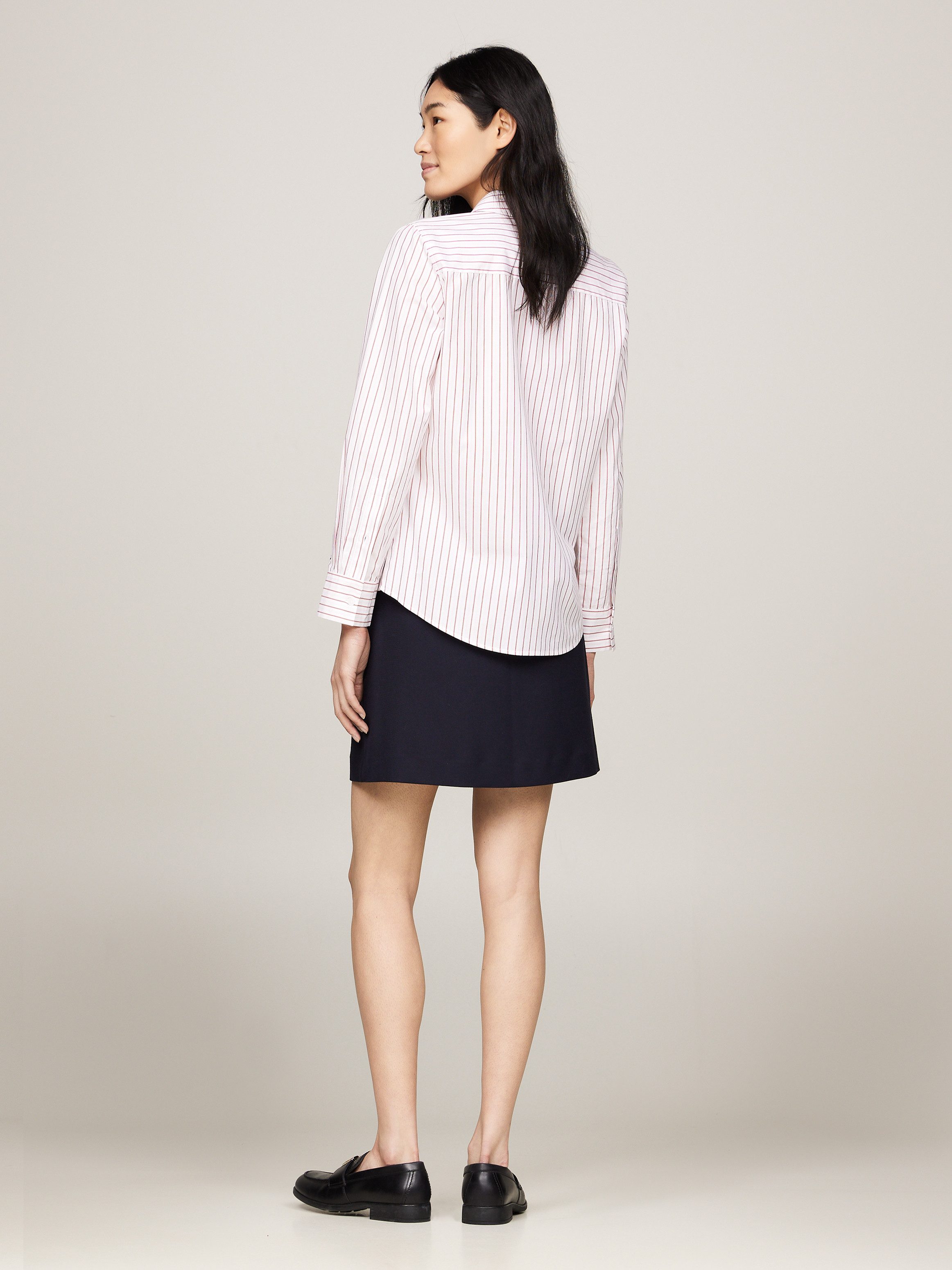 Tommy Hilfiger Overhemdblouse STRIPE REGULAR SHIRT