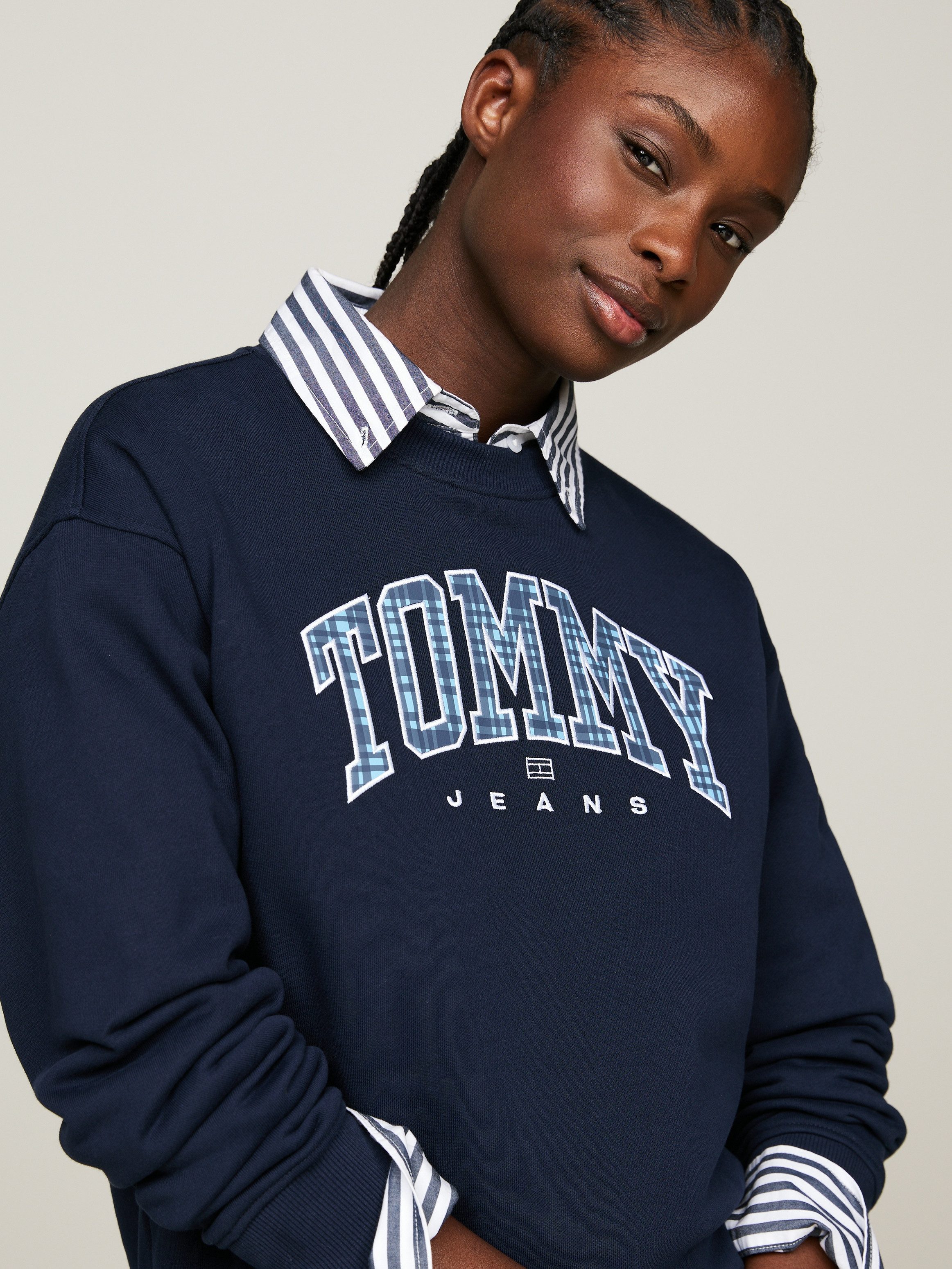 Tommy Jeans Curve Sweatshirt TJW RLX PREP EXPLORER 1 CREW EXT