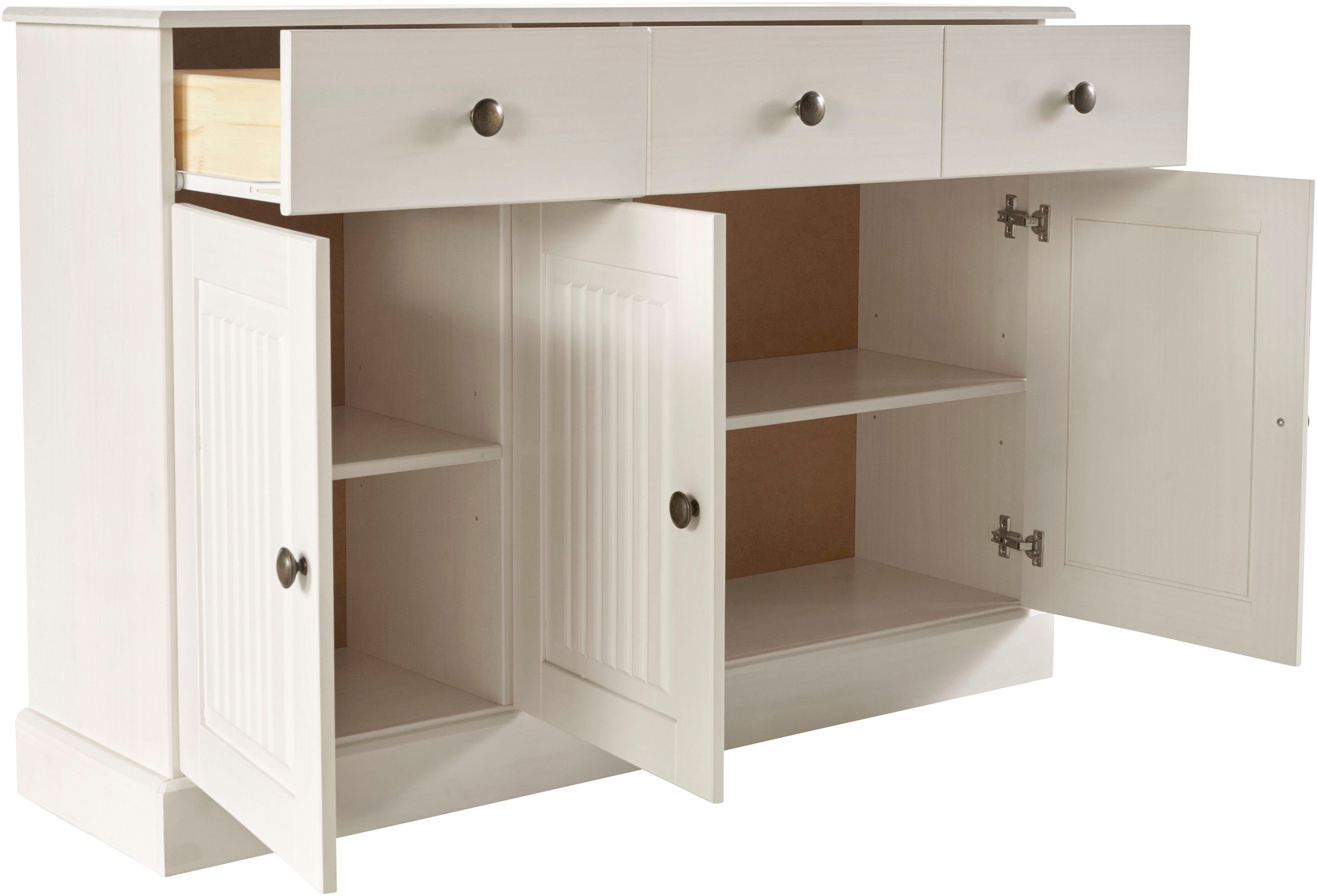 Home affaire Dressoir Liotta Commode met 2 lades en 2 verstelbare planken