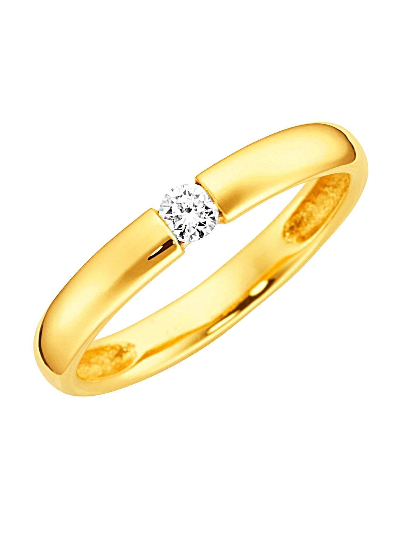 Lady Ring (1-delig) dames ringen maat 18 goud(kleur)