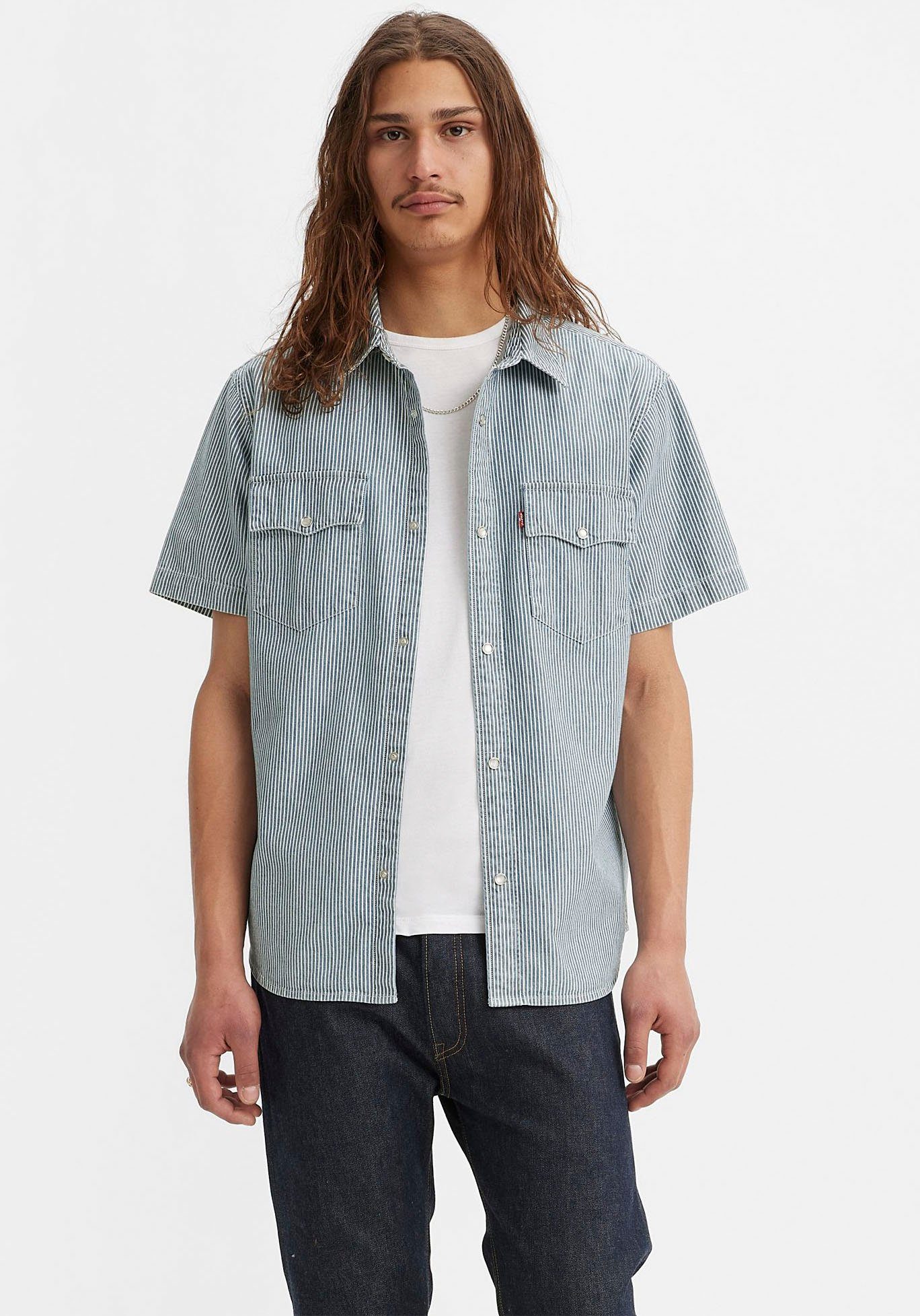 NU 20% KORTING: Levi's® Jeansoverhemd SS RELAXED FIT WESTERN