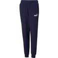 puma joggingbroek essential logo sweat pants tr cl boys blauw