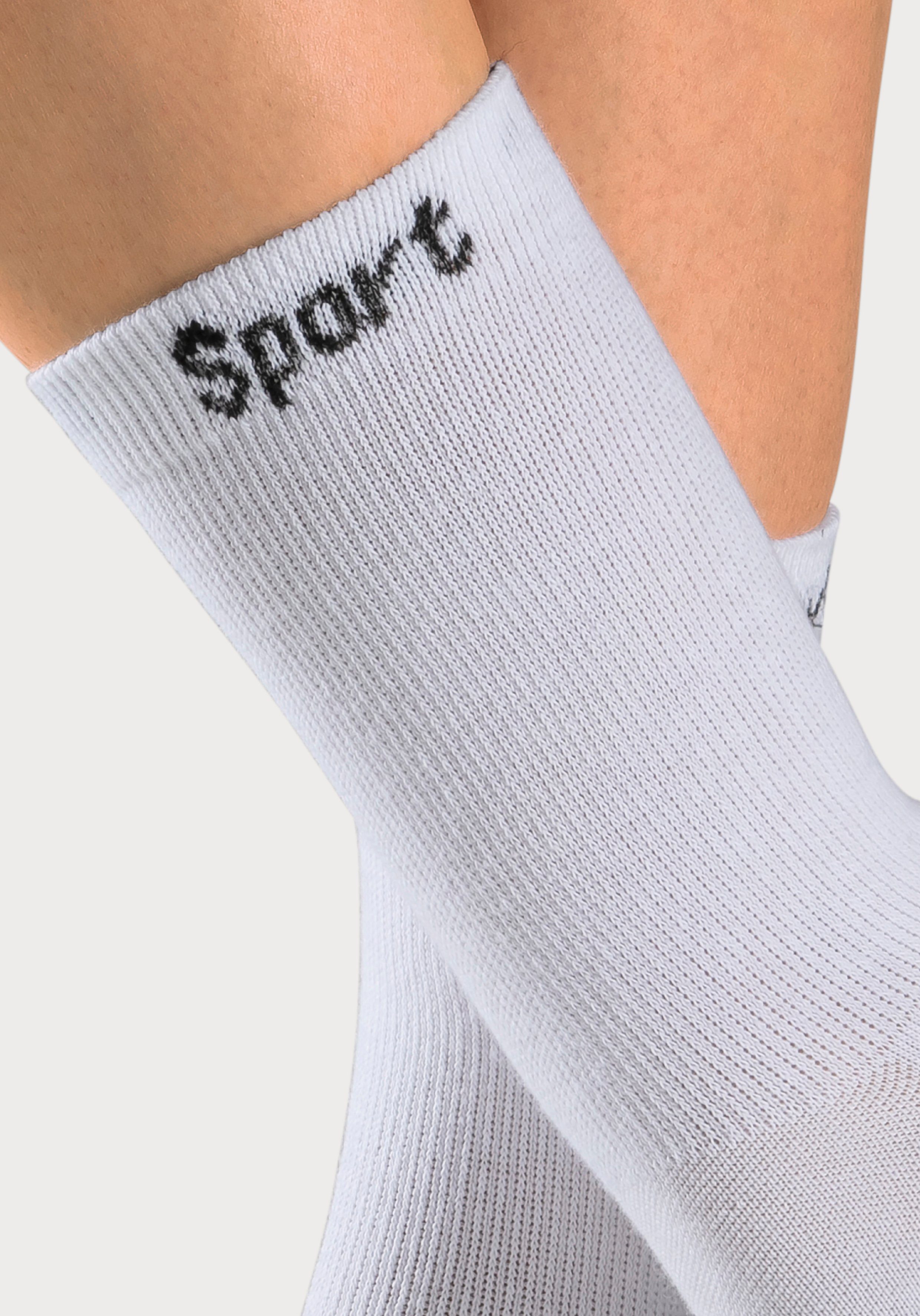 Bench. Sportsokken met antibacteriële vochtregulering (set, 6 paar)