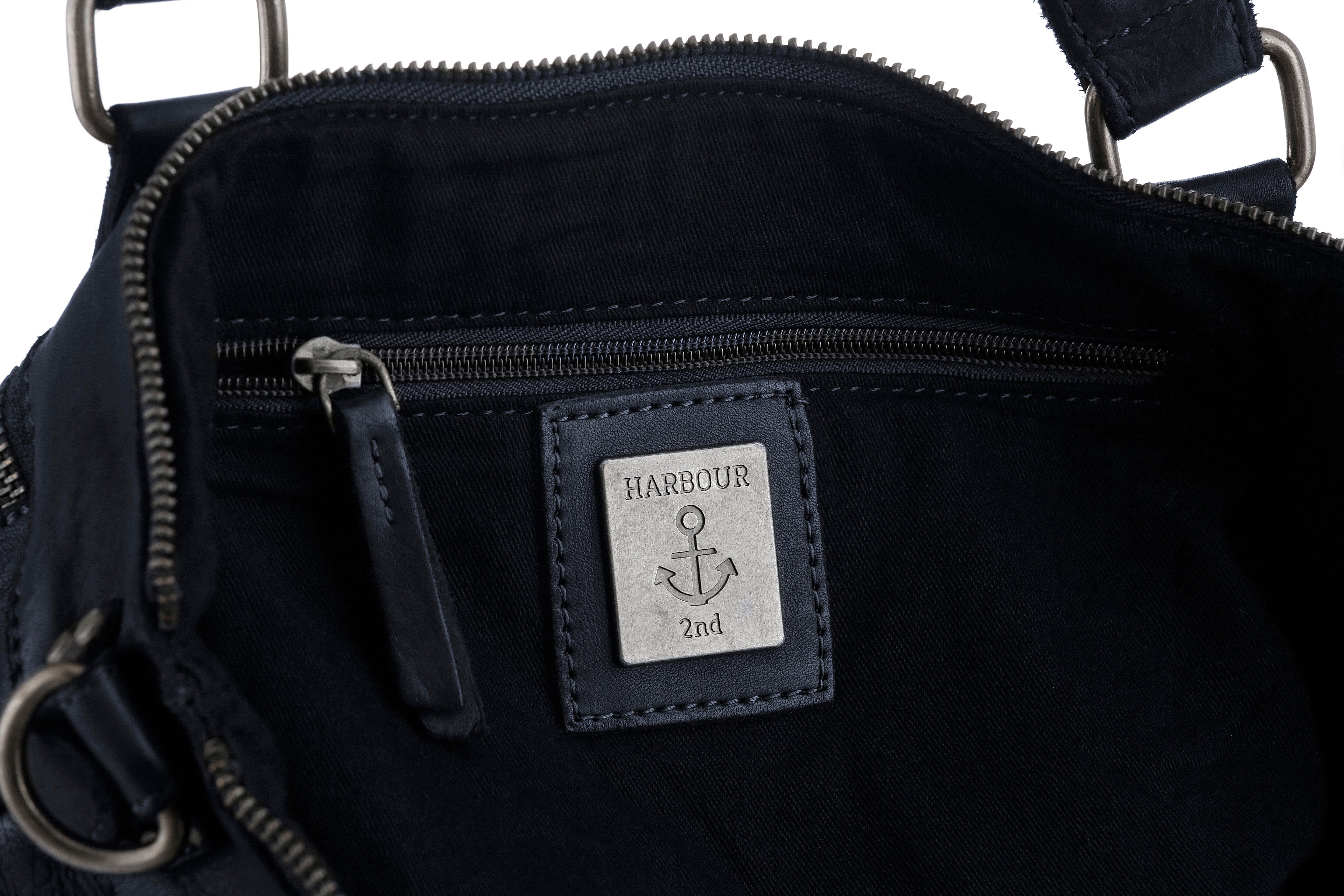 HARBOUR 2nd Shopper Bianca van leer met kenmerkende merk-anker-label en sierhanger