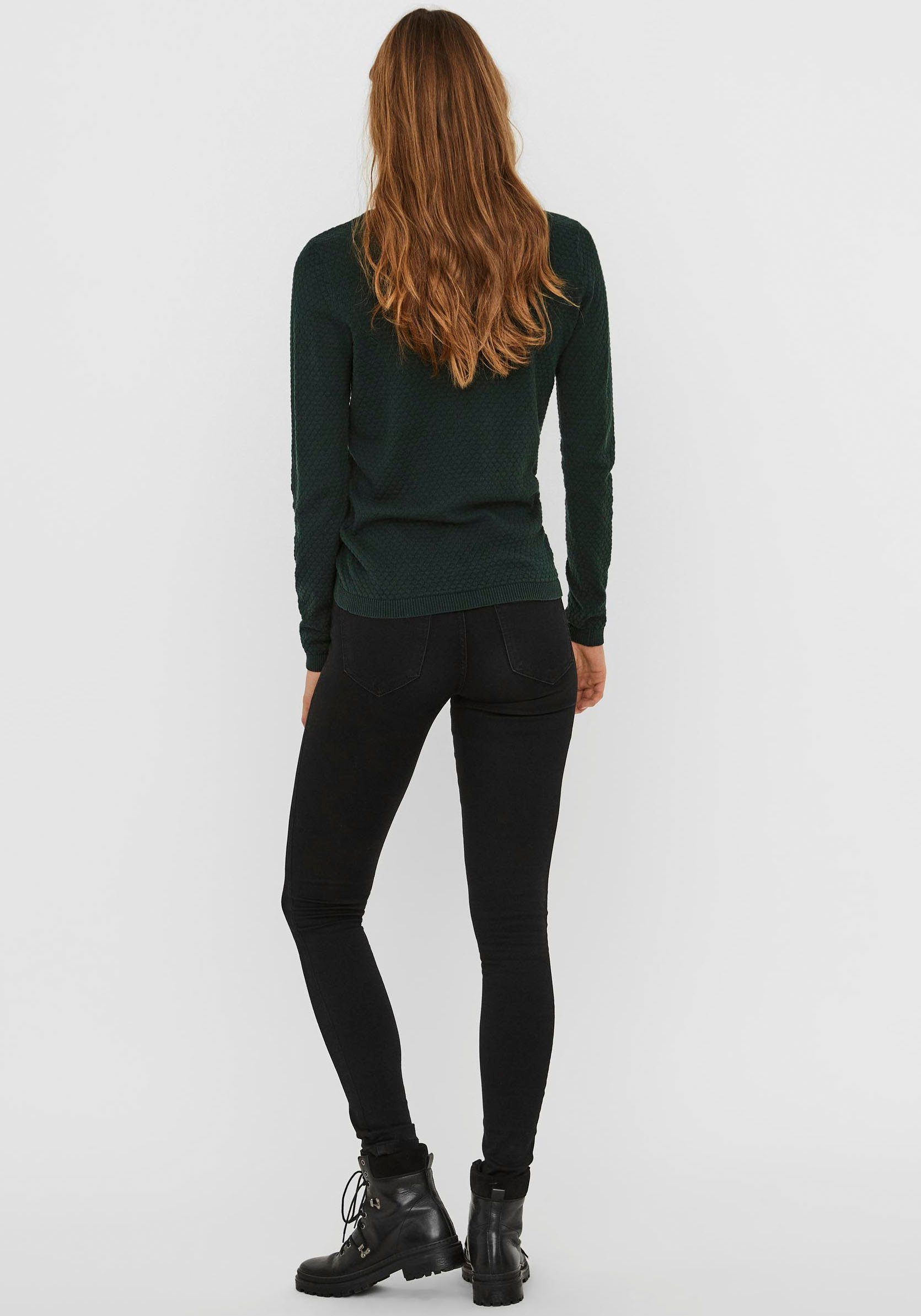 Vero Moda Trui met ronde hals VMCARE STRUCTURE LS O-NECK BLOUSE