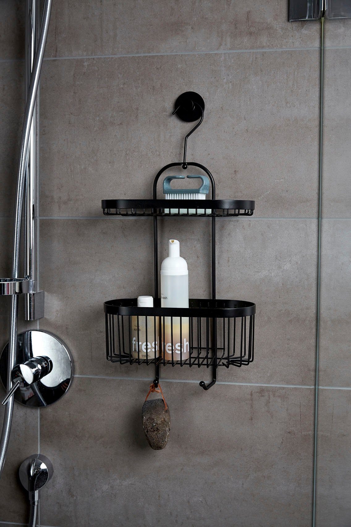 WENKO Badkamerrekje Classic plus black