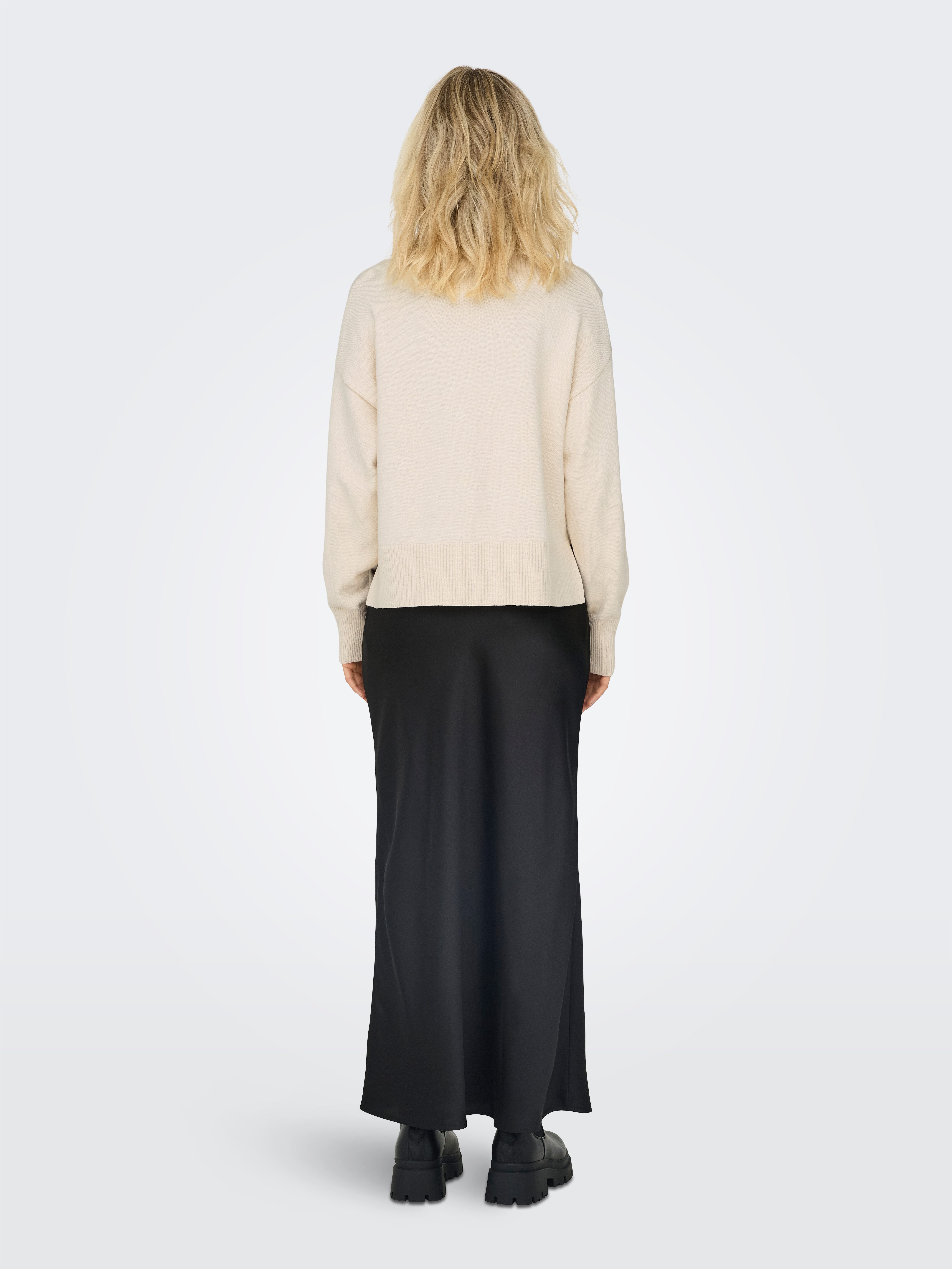 Only Trui met staande kraag ONLBARI L S HIGHNECK KNT