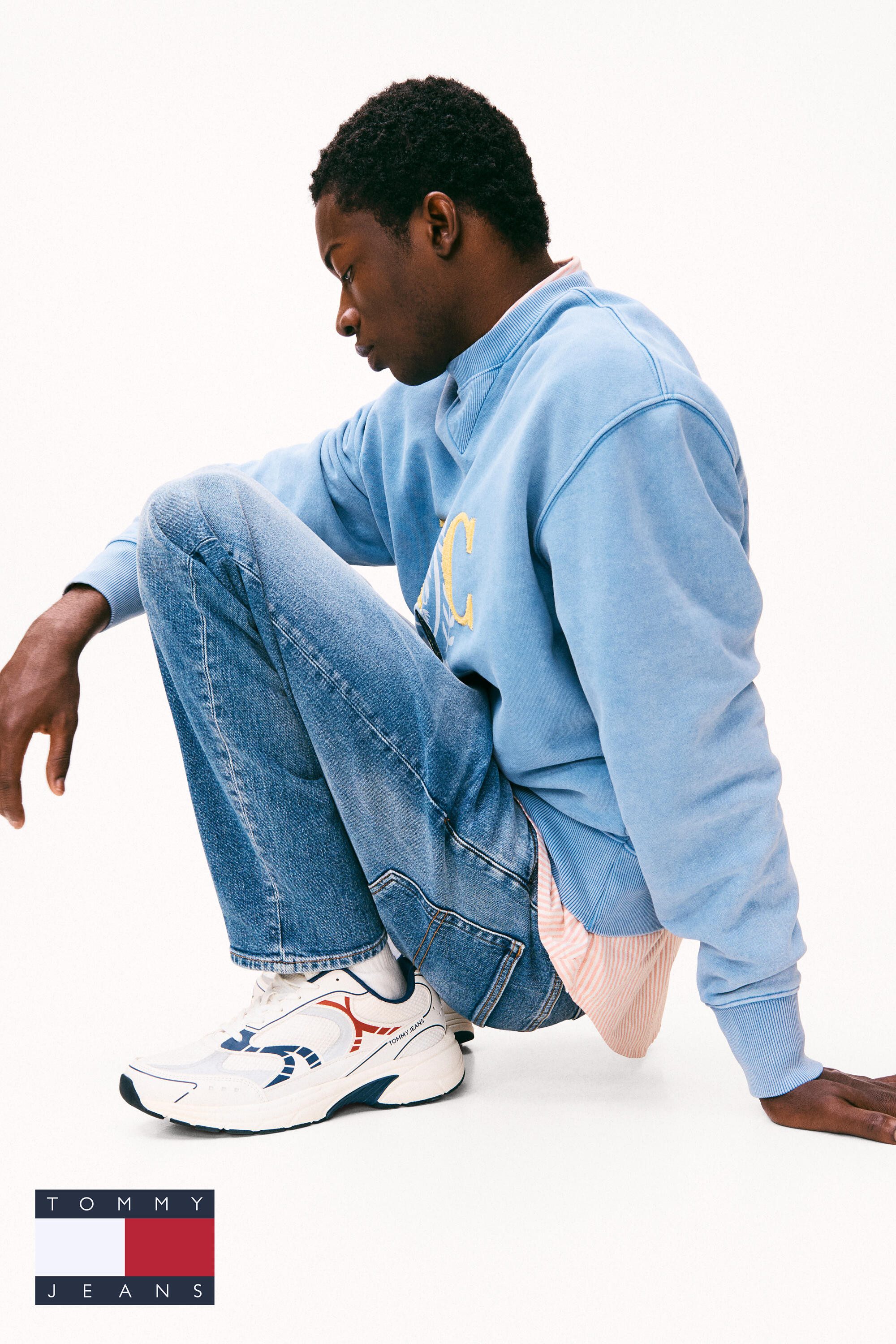 TOMMY JEANS Sneakers ARCHIVE'25 vrijetijdsschoen, lage schoen, veterschoen met contrastafwerkingen