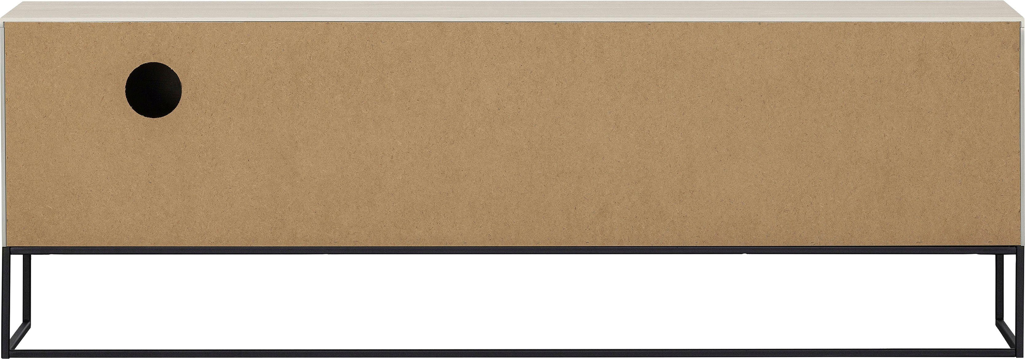 WOOOD Tv-meubel Silas TV-Lowboard Commode, 2 lades en 1 deur, veel opbergruimte, breedte 120 of 180 cm
