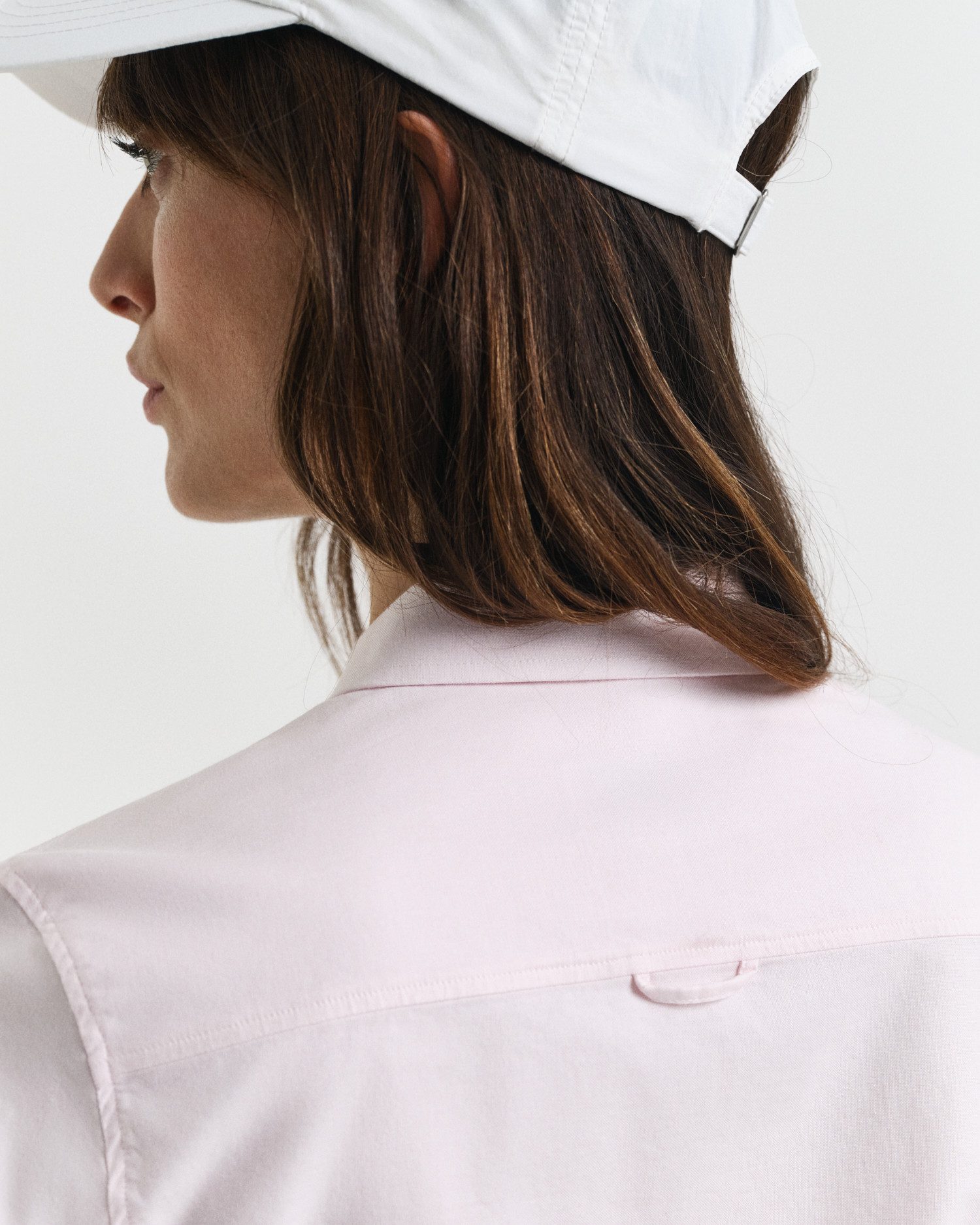 Gant Blouse met lange mouwen Nieuwe Slim Stretch Oxford Blouse voor comfortabel zitten en bewegingsvrijheid, new slim stretch, kreukvrij