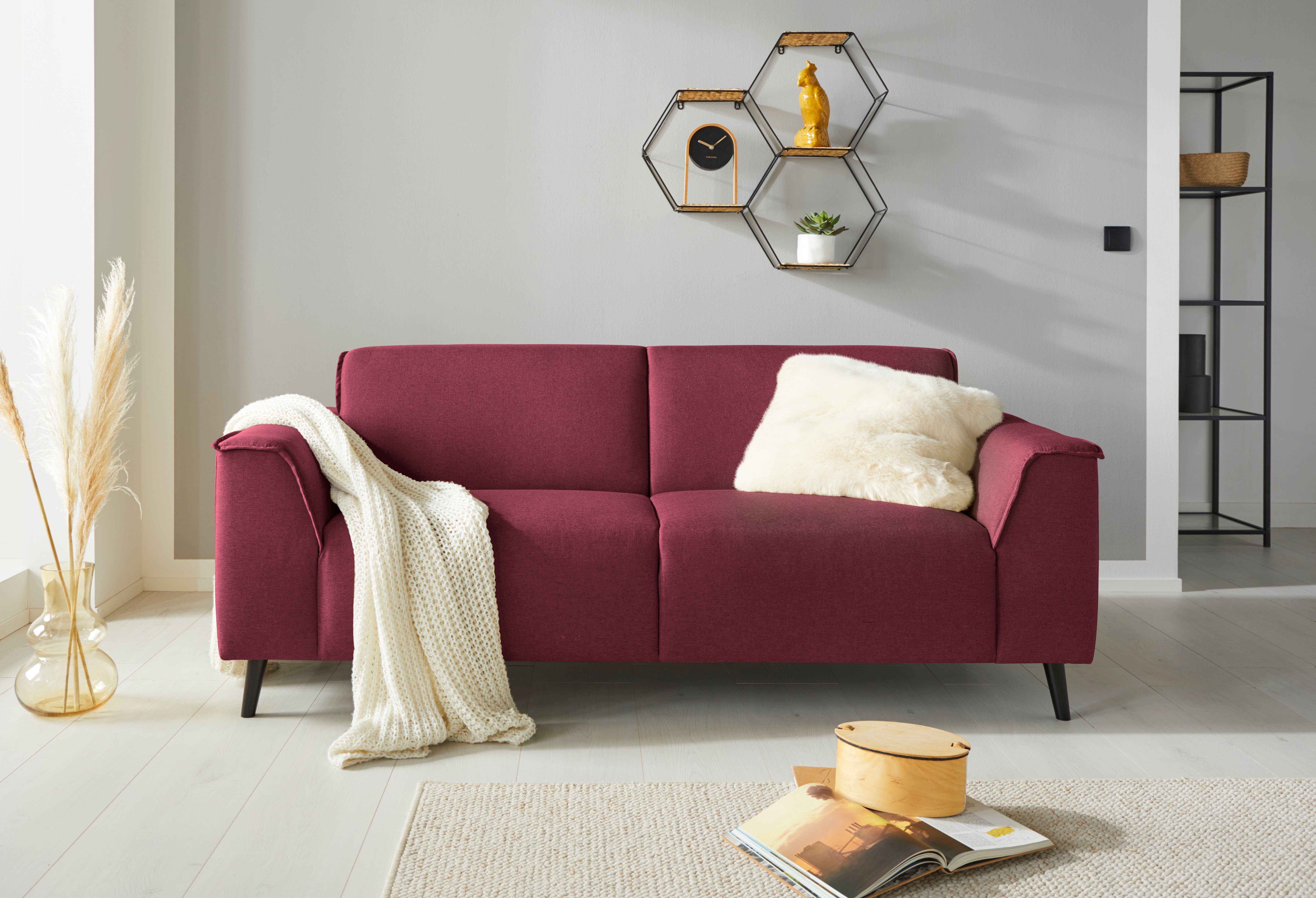 DOMO collection 2,5-zitsbank Amora geweldige afwerkingsdetails, comfortabel,