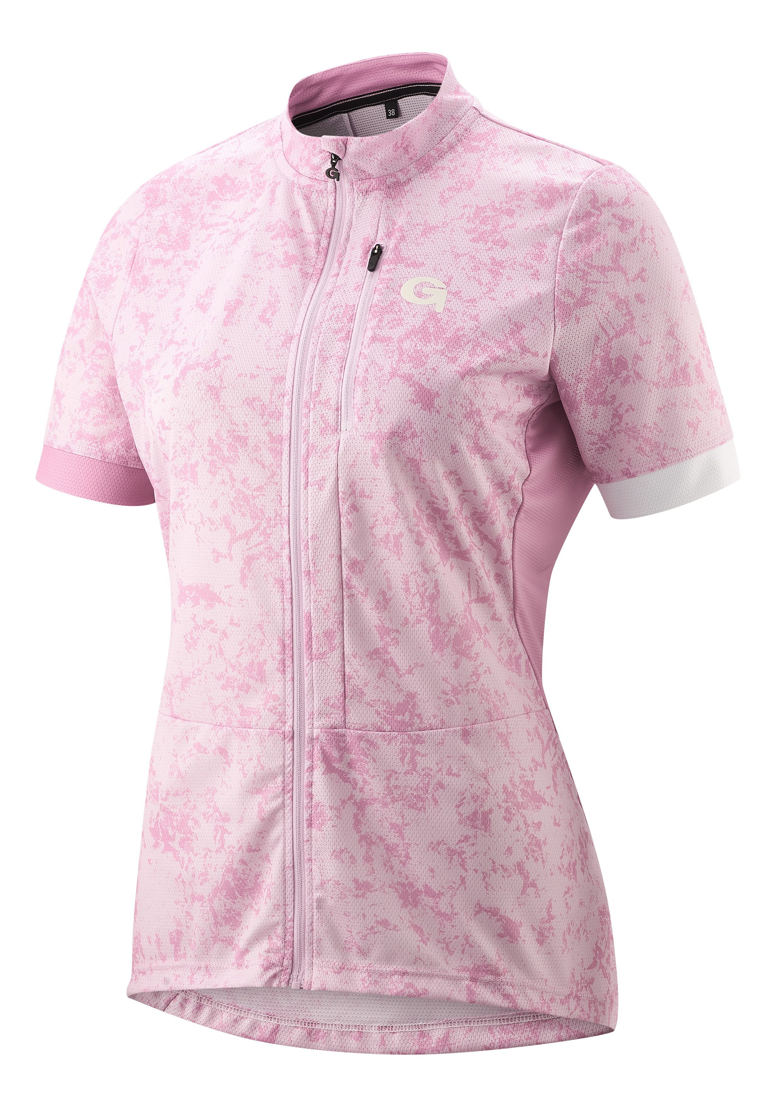 Gonso Fietsshirt PRESOLANA Dames fiets shirt met korte mouwen, ademend fietstricot met achterzak