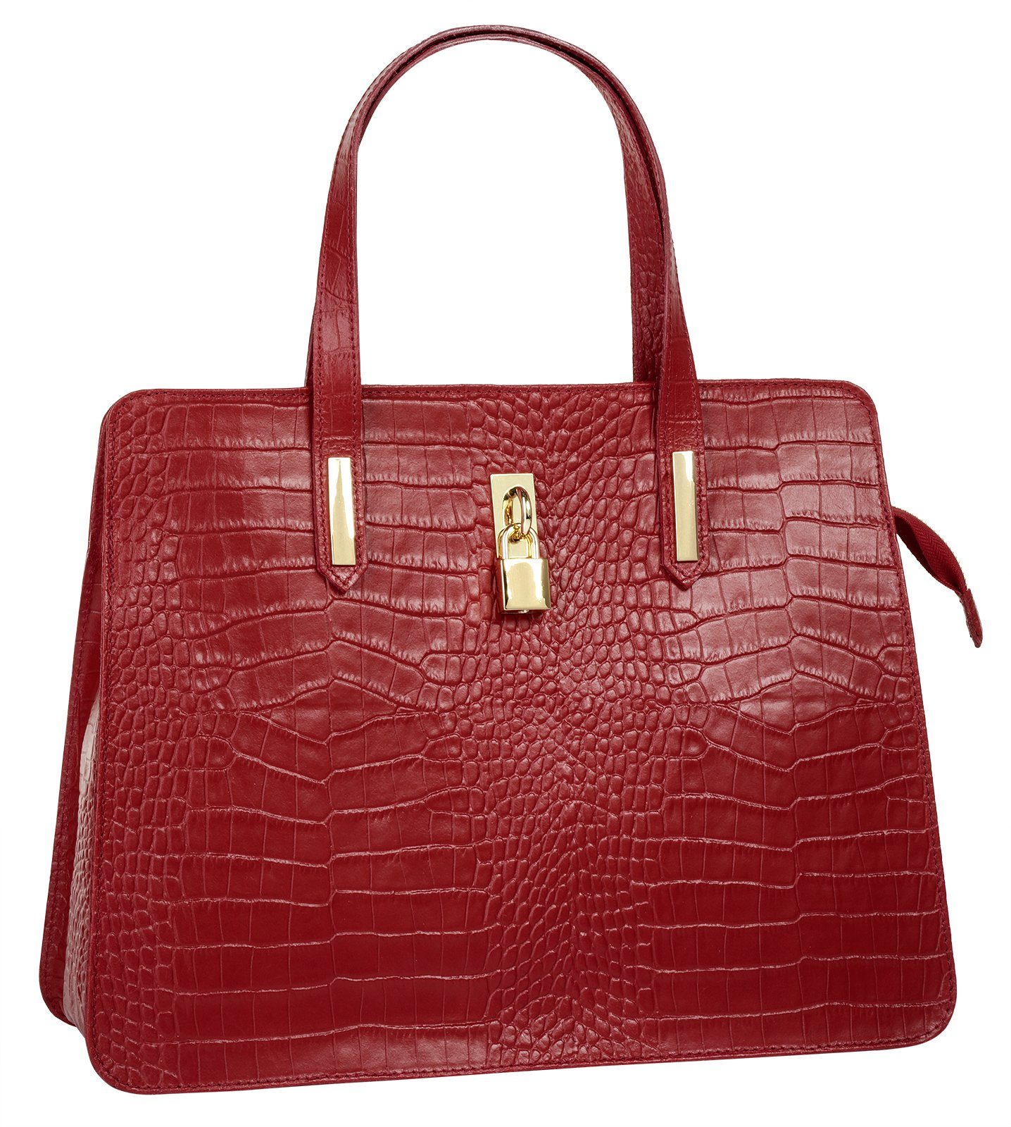 Cluty Tas echt leer, made in italy
