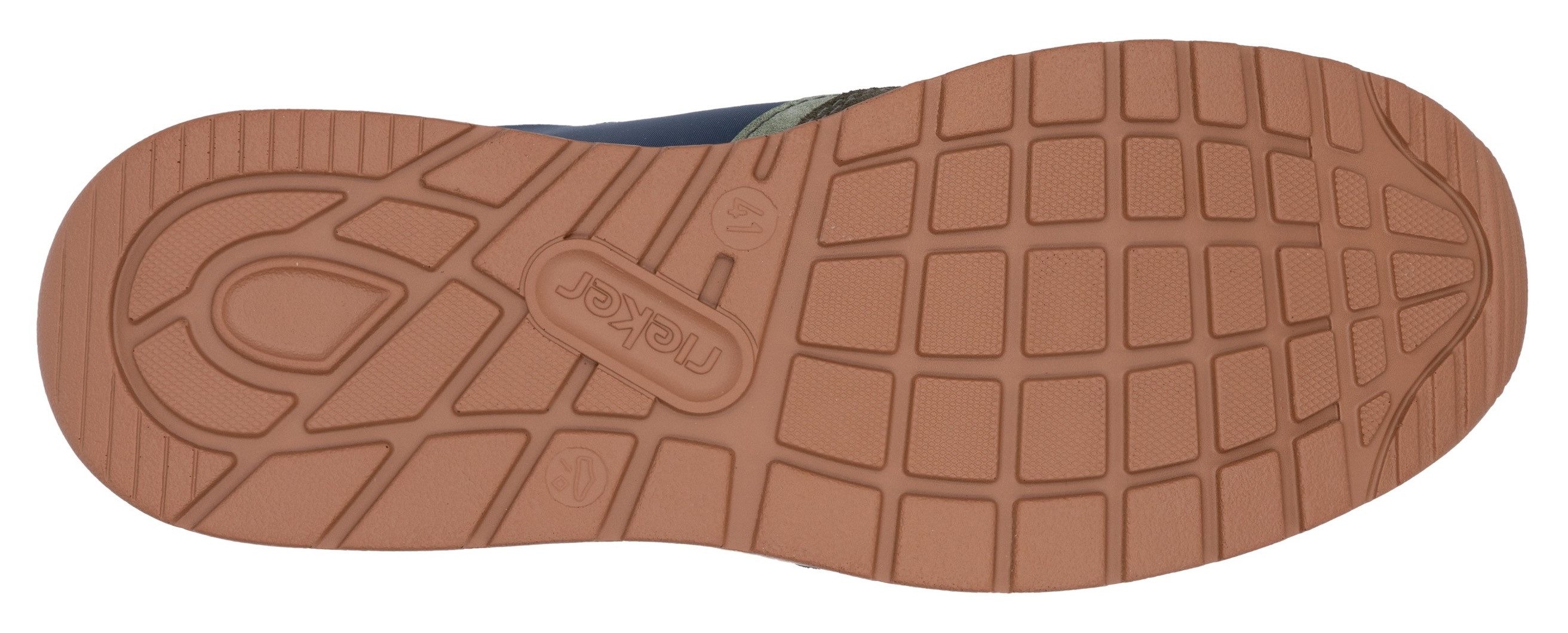 Rieker Sneakers veterschoen, lage schoen, vrijetijdsschoen met gepolsterde schachtversteviging