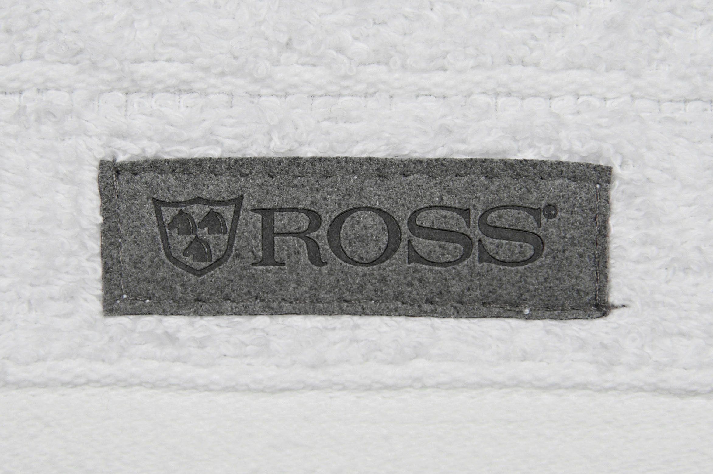 ROSS Handdoek Smart Uni-rib met velourslabel (2 stuks)