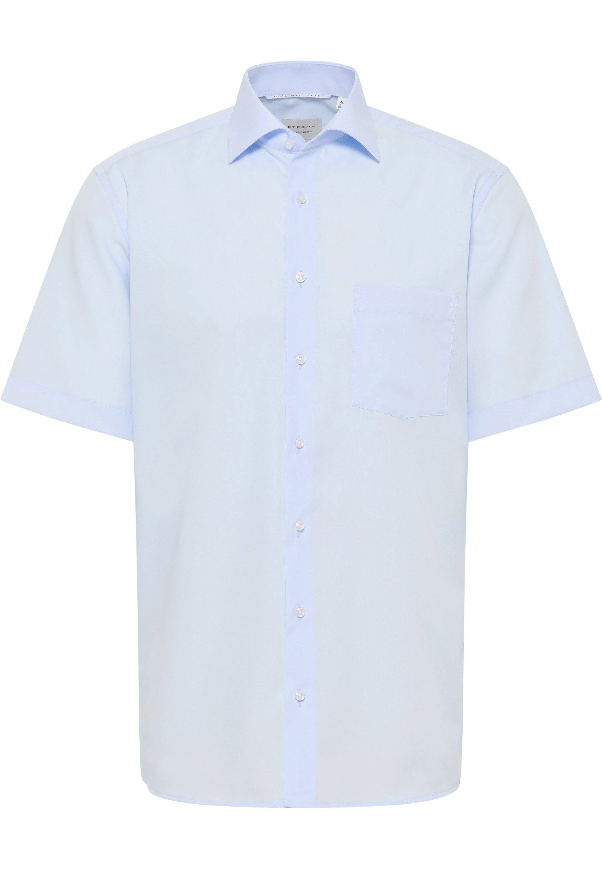 Eterna Overhemd met korte mouwen MODERN FIT NON IRON (strijkvrij)