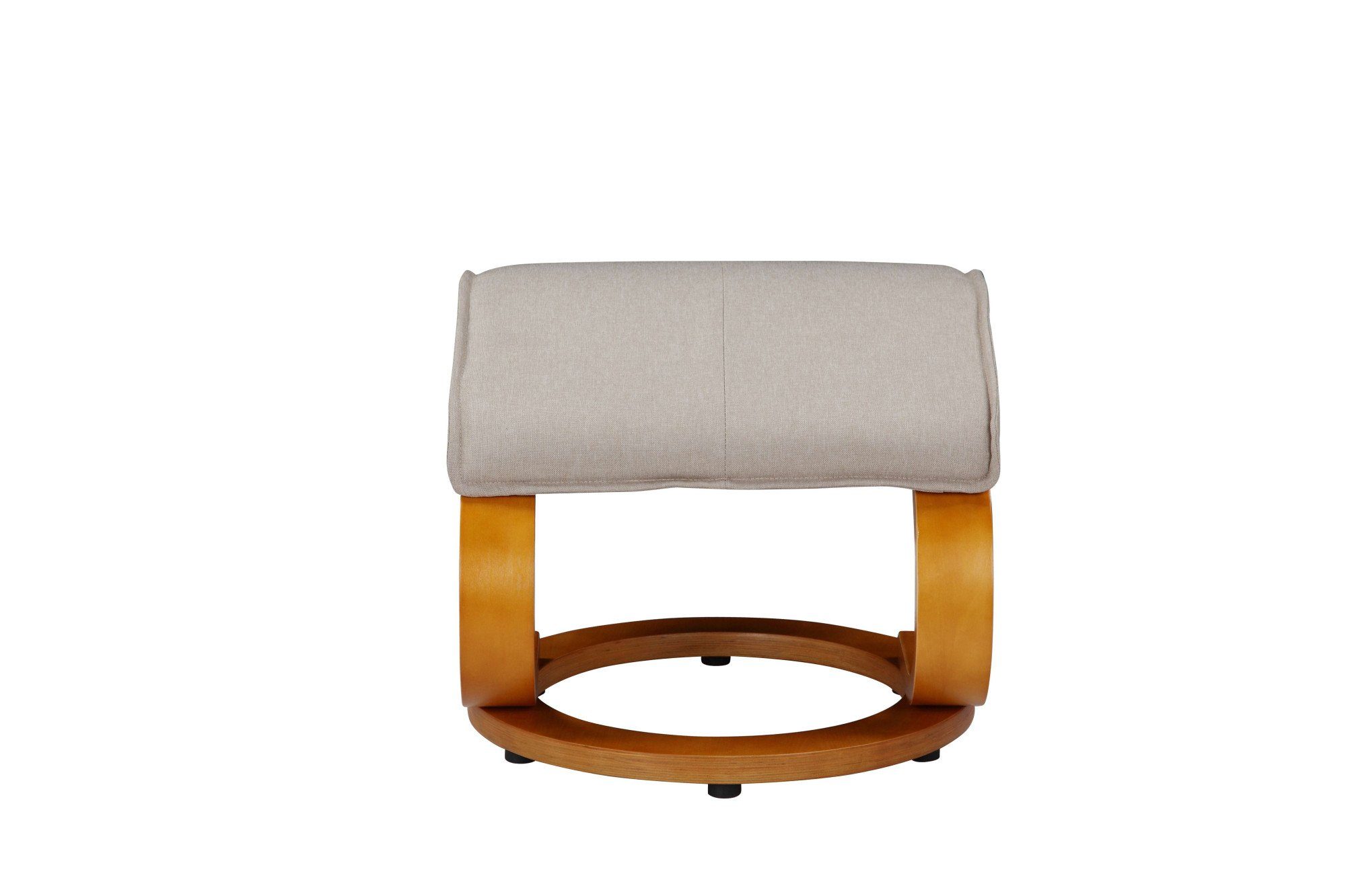 Home affaire Relaxfauteuil Paris, tv-stoel met poef en handmatige ligfunctie (set, 2 stuks)