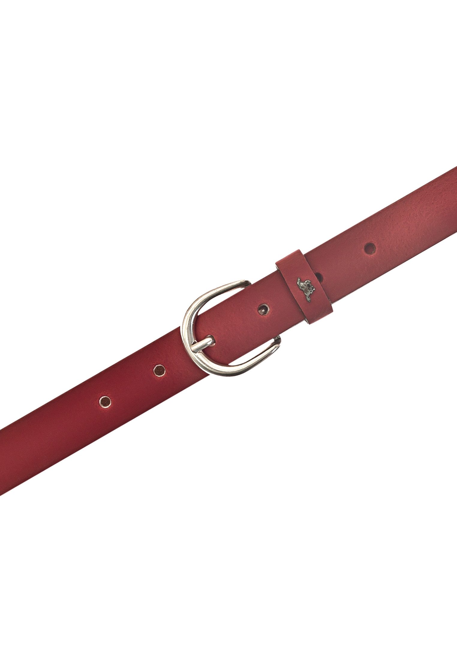 MUSTANG Leren riem Pull-up leer met vintage karakter, in smalle vorm, 2,5 cm