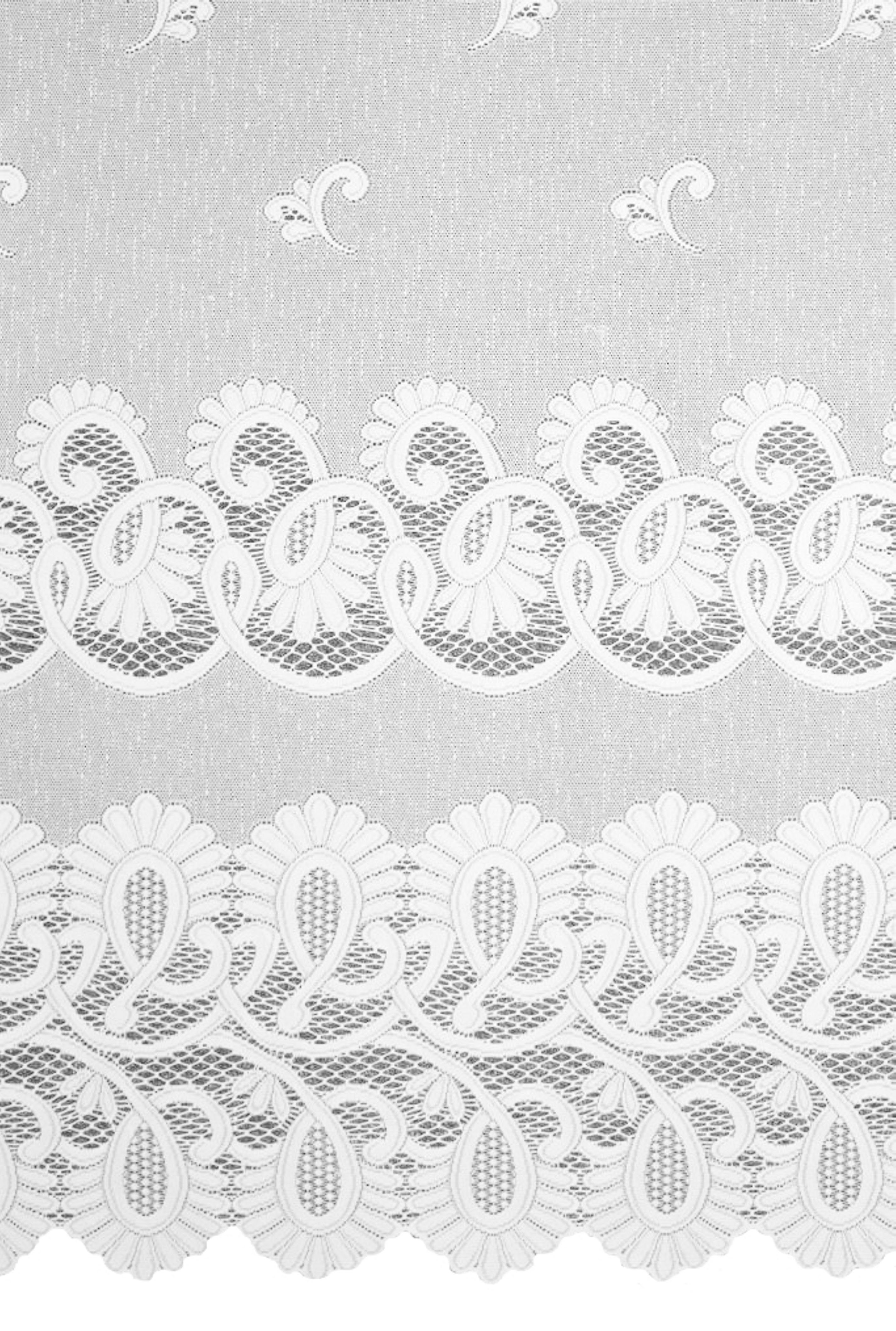 HOME WOHNIDEEN Gordijn LEONORA Faltenbandstore jacquard fijn LEONORA (1 stuk)