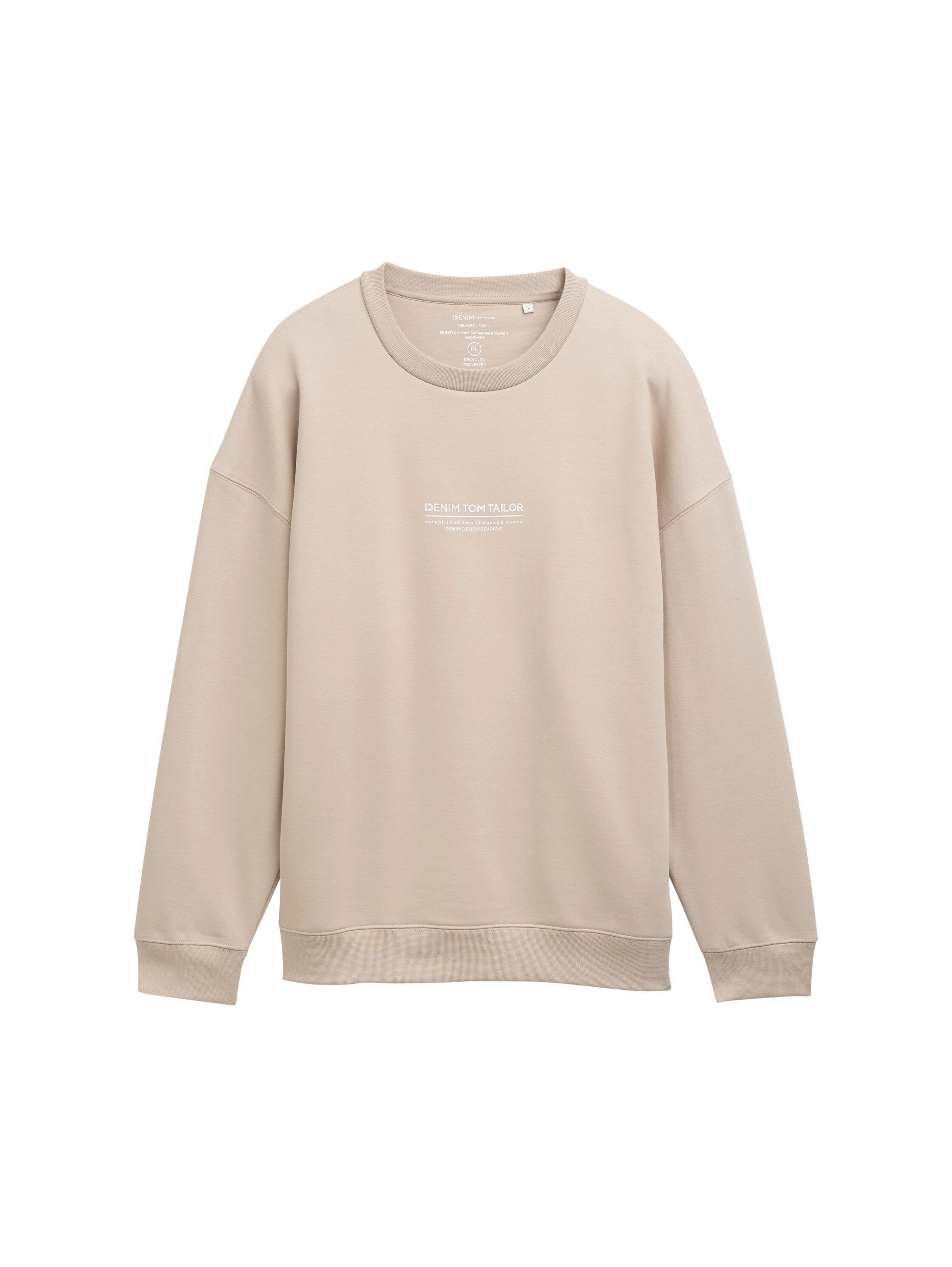 Tom Tailor Denim Sweatshirt met logoprint