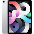 apple tablet ipad air (2020) wi-fi + cellular 64gb, 10,9 ", ipados, inclusief oplader zilver