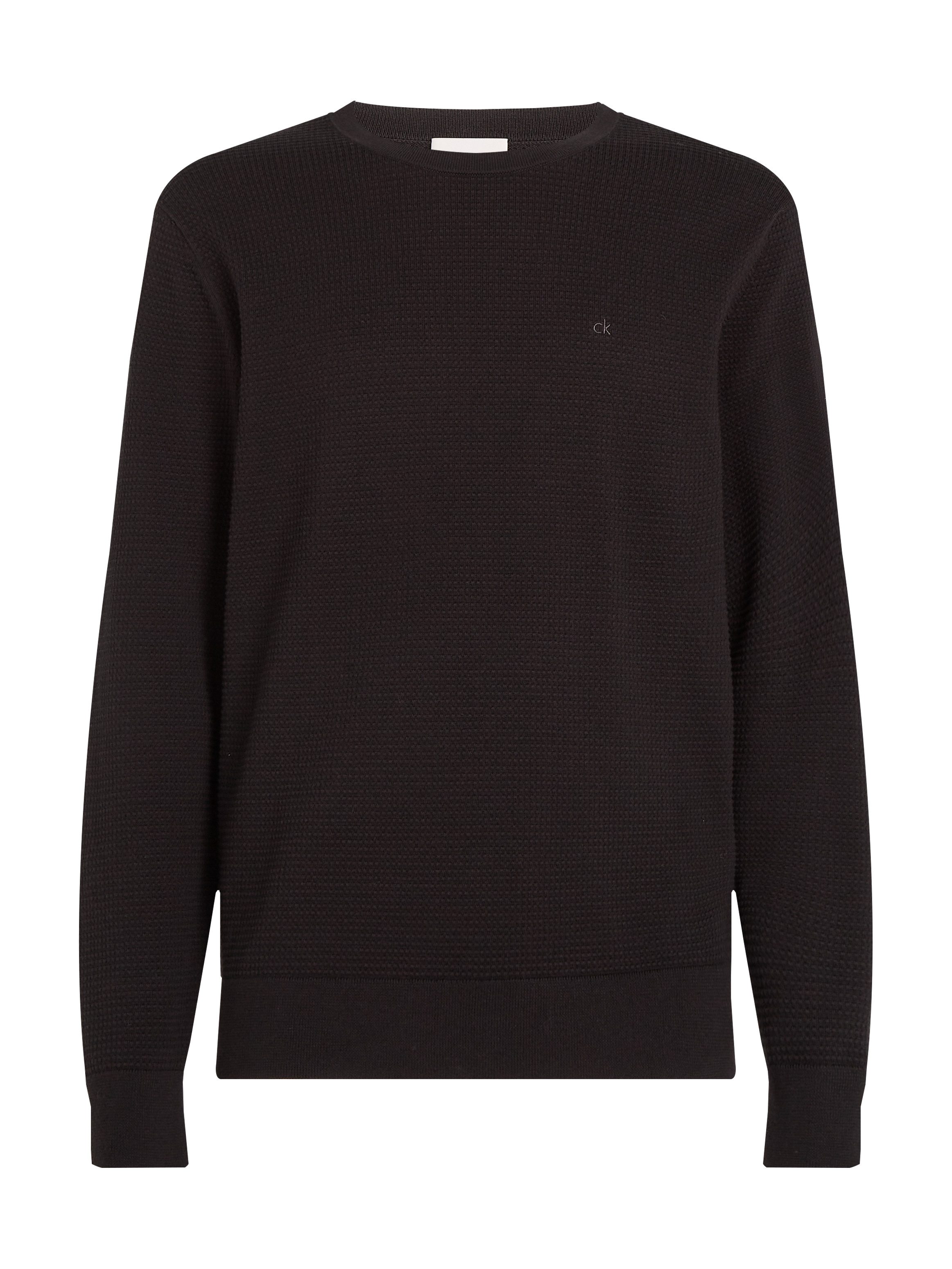 Calvin Klein Trui met ronde hals WAFFLE TEXTURE CN SWEATER
