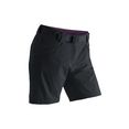 maier sports functionele short lulaka shorts sportieve functionele bermuda met comfortabele band zwart