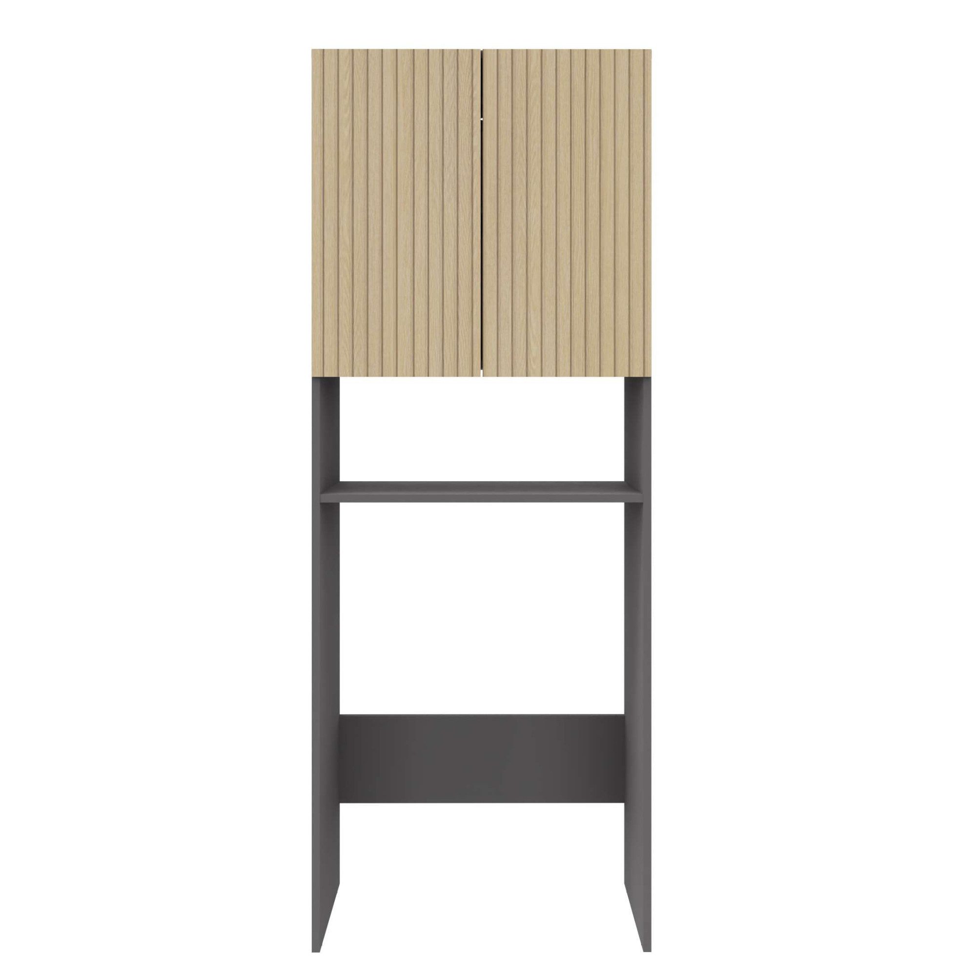 Home affaire Kast voor wasmachine Wisla met 2 deuren, breedte 68 cm, hoogte 180 cm