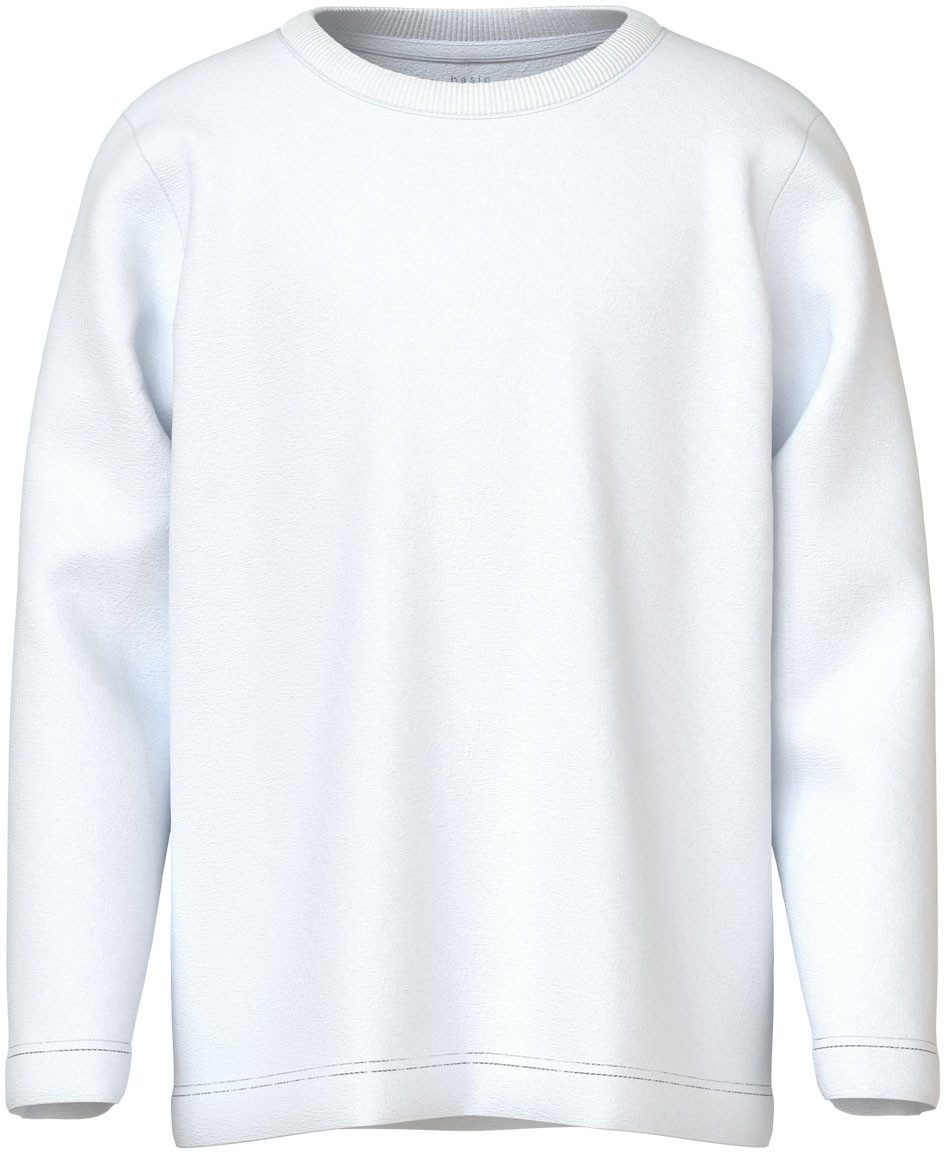 Name it KIDS longsleeve NKMVOBBO wit Jongens Katoen Ronde hals Effen 134 140