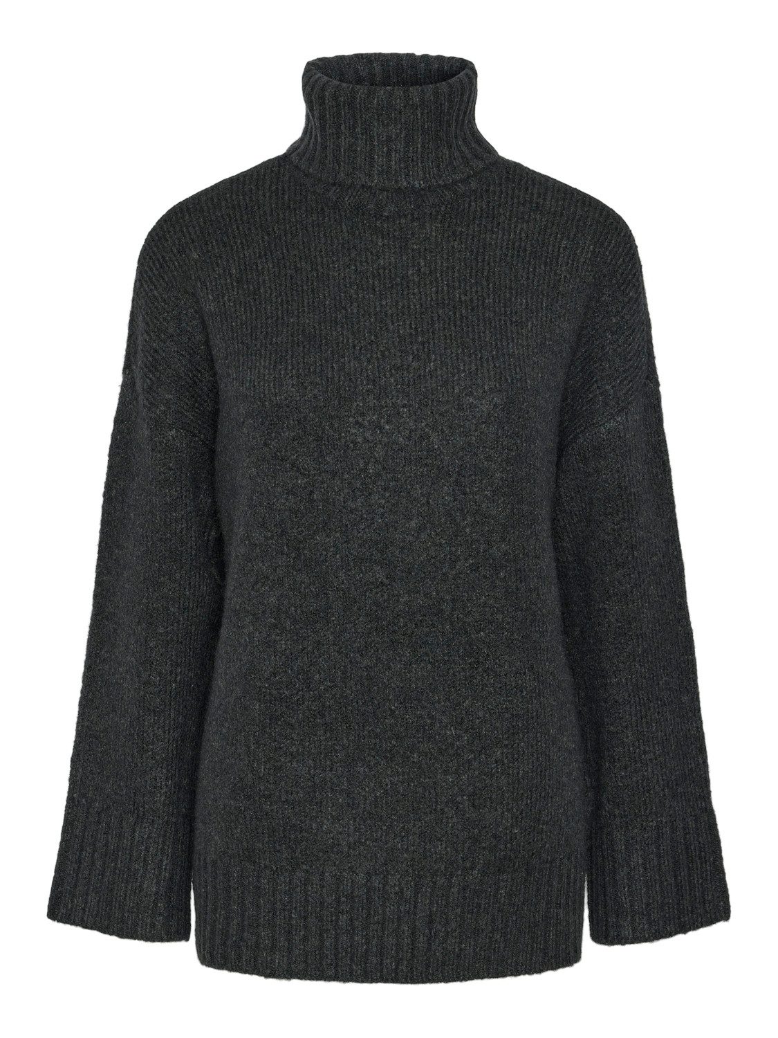 Pieces Coltrui PCNANCY LS LOOSE ROLL NECK KNIT NOOS BC