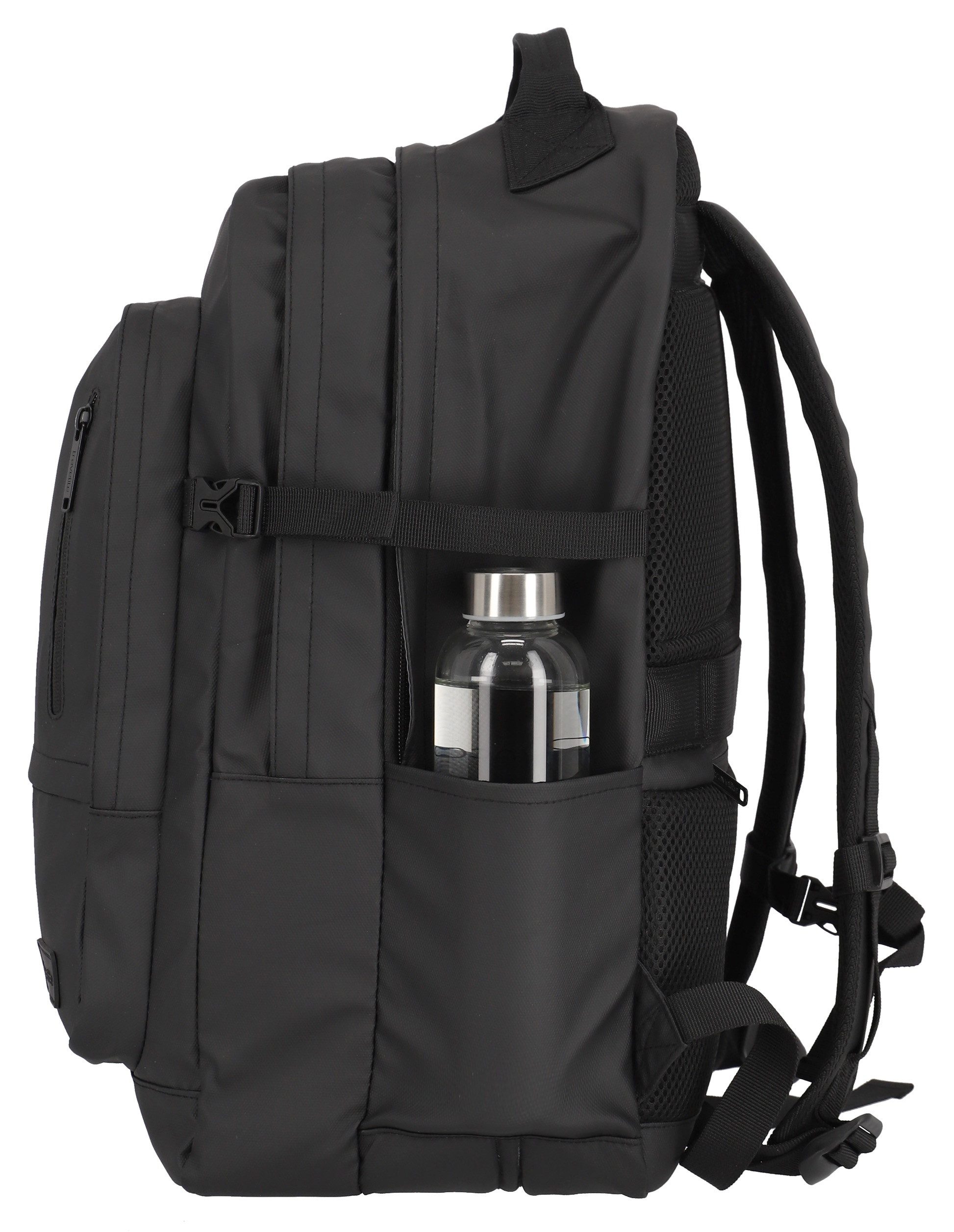 travelite Vrijetijdsrugzak BASICS rugzak zeildoek Schoolrugzak werkrugzak reiserugzak met 15,6 inch laptopvak